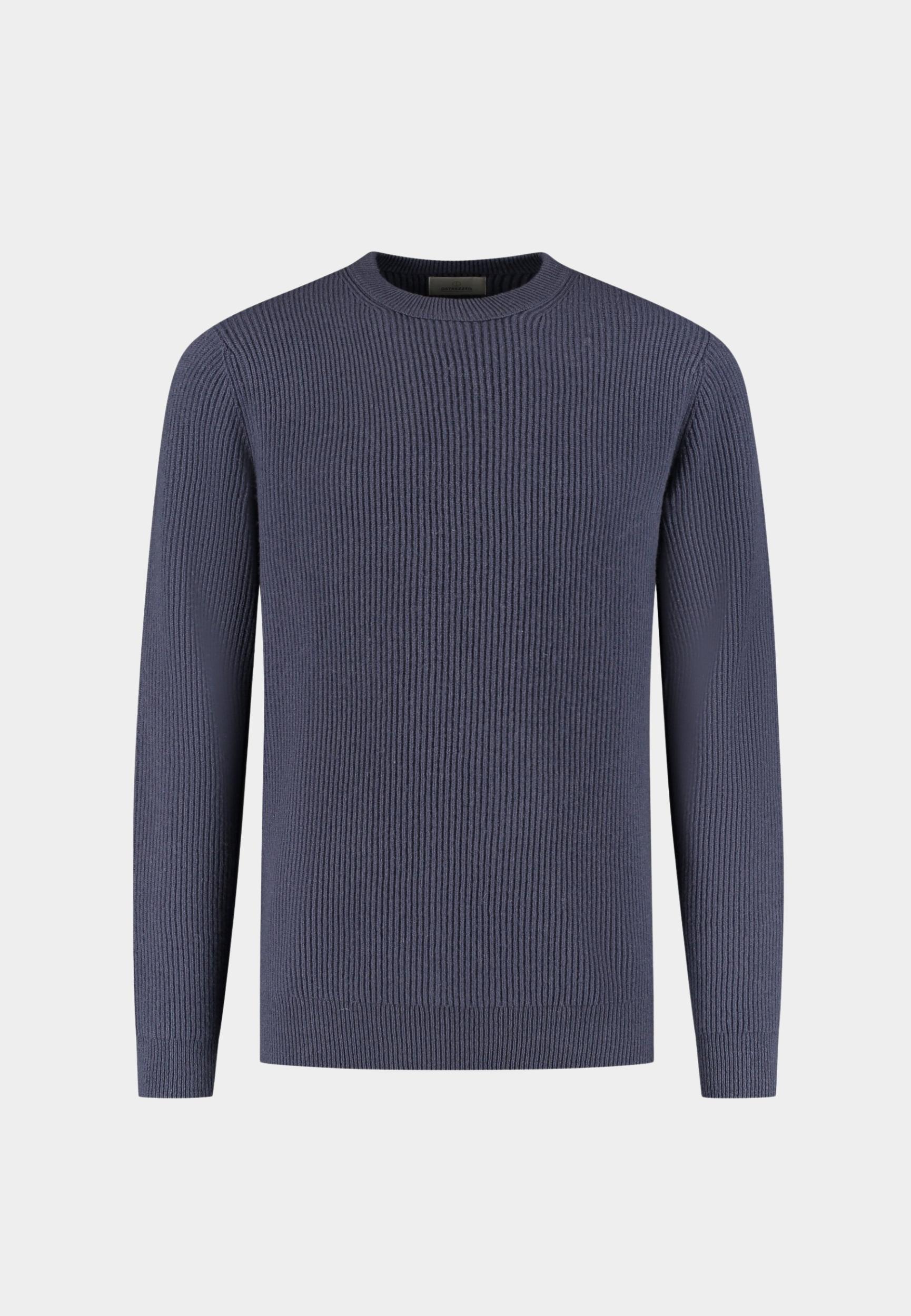 Dstrezzed Pullover Paars DS_Stef rib Crewneck 405951/460