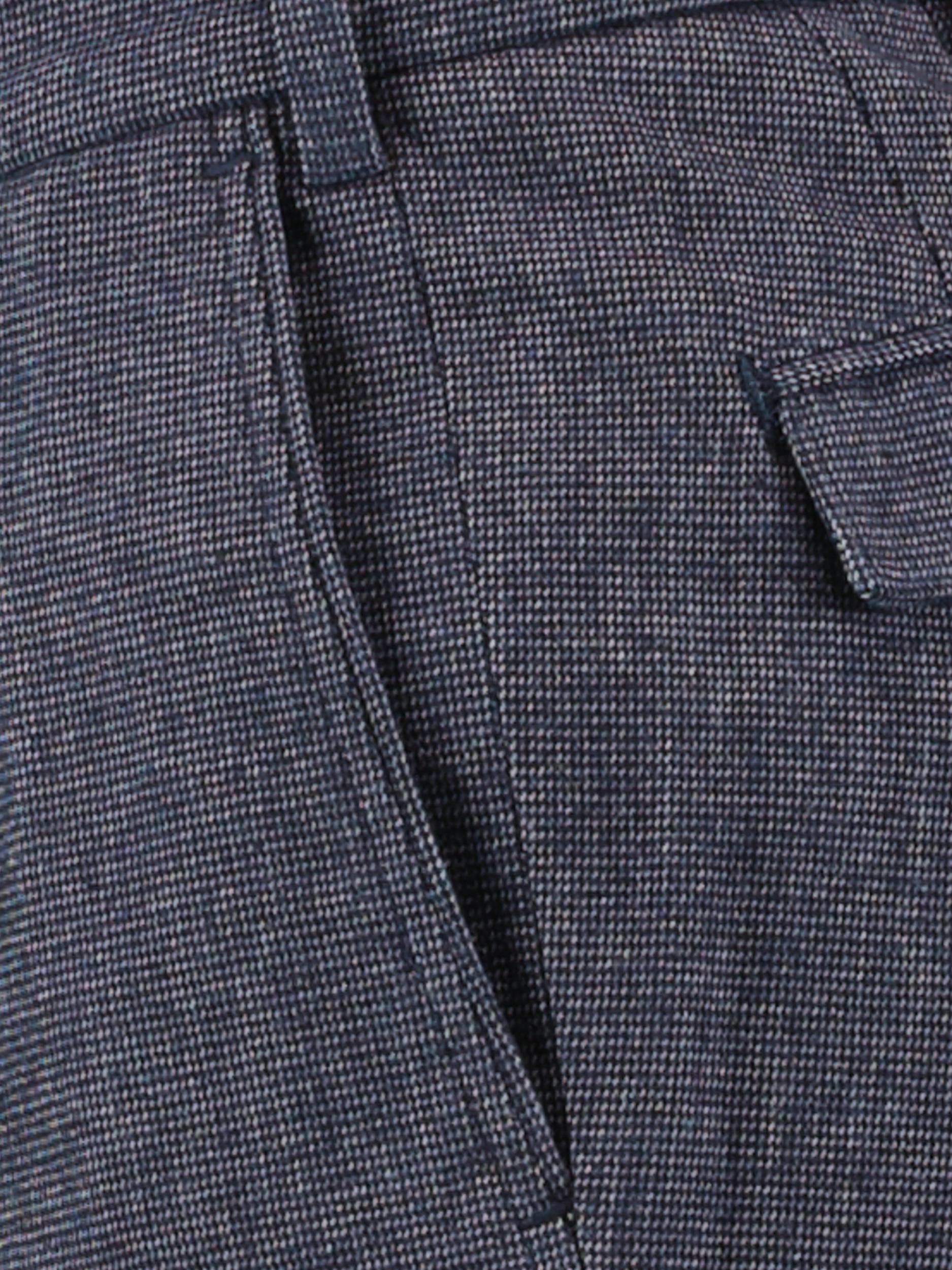 F043 Katoenen Broek Blauw met ronde zak 421.1.04.005/610