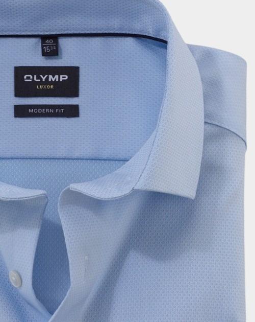 Olymp Business hemd lange mouw Blauw Luxor 135674/11