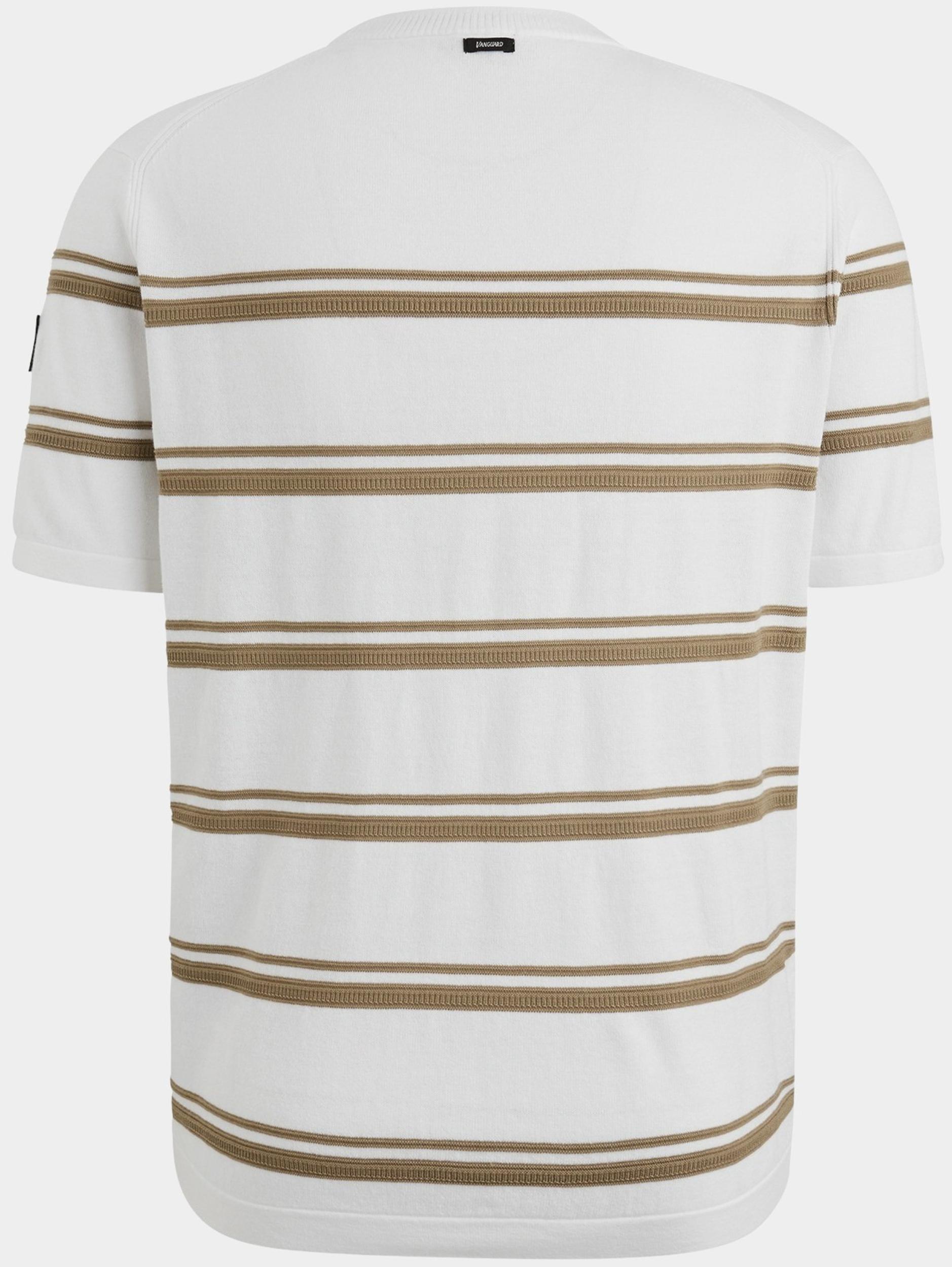 Vanguard T-shirt korte mouw Wit Short sleeve r-neck cotton li VTSS2503518/7004