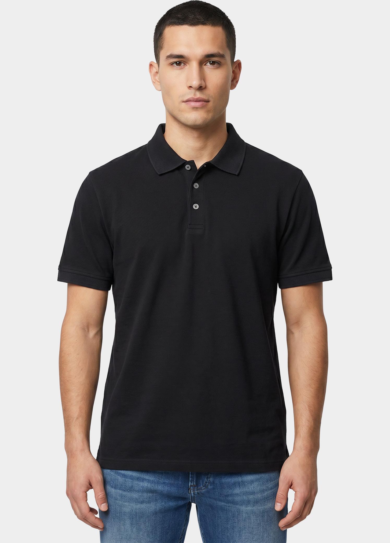 Scotland Blue Polo heren Zwart Boris Polo SPE25108BO40SB/990 black