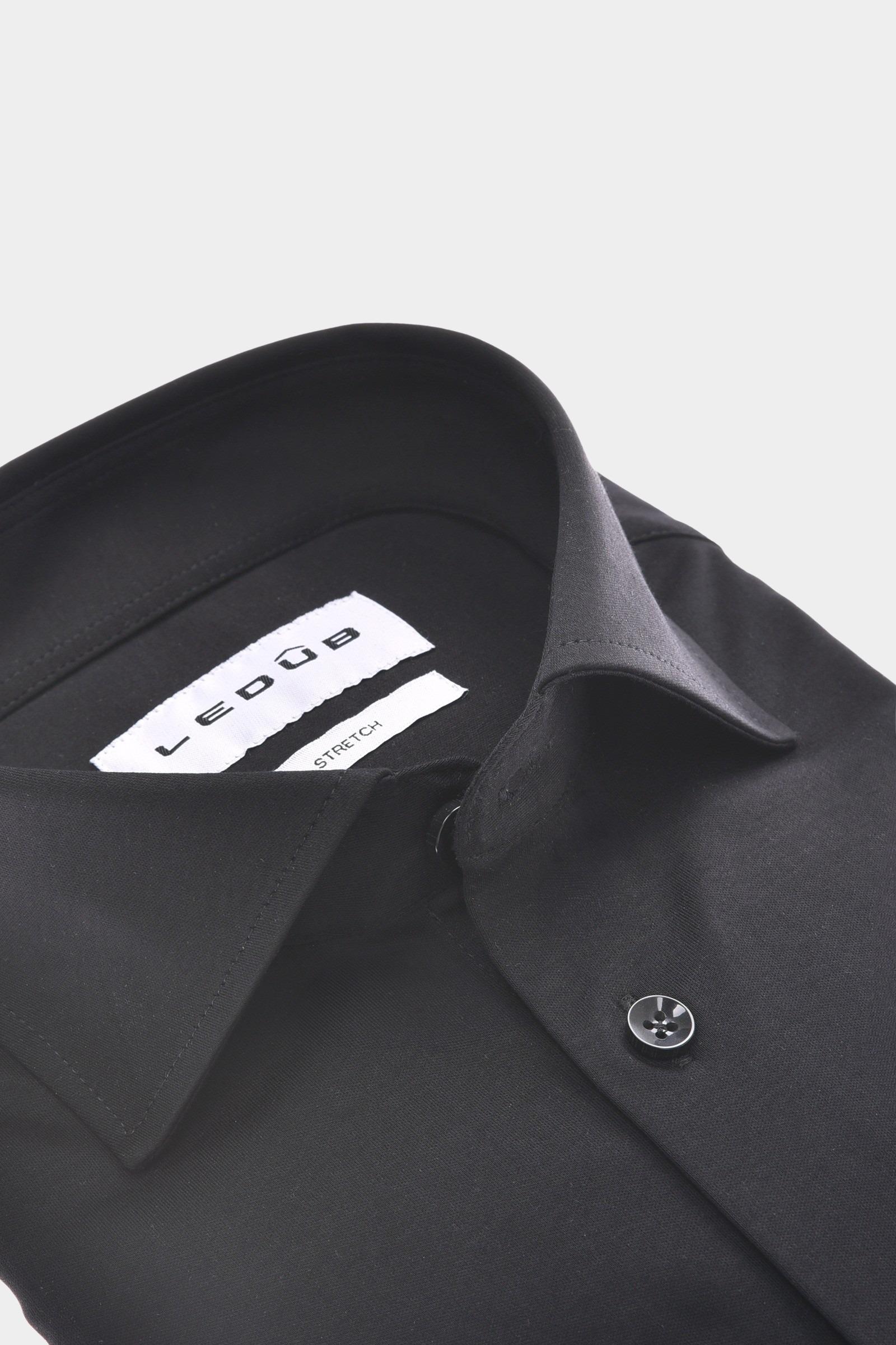 Ledub Business hemd lange mouw Zwart MFN5 0143116/290-000-000
