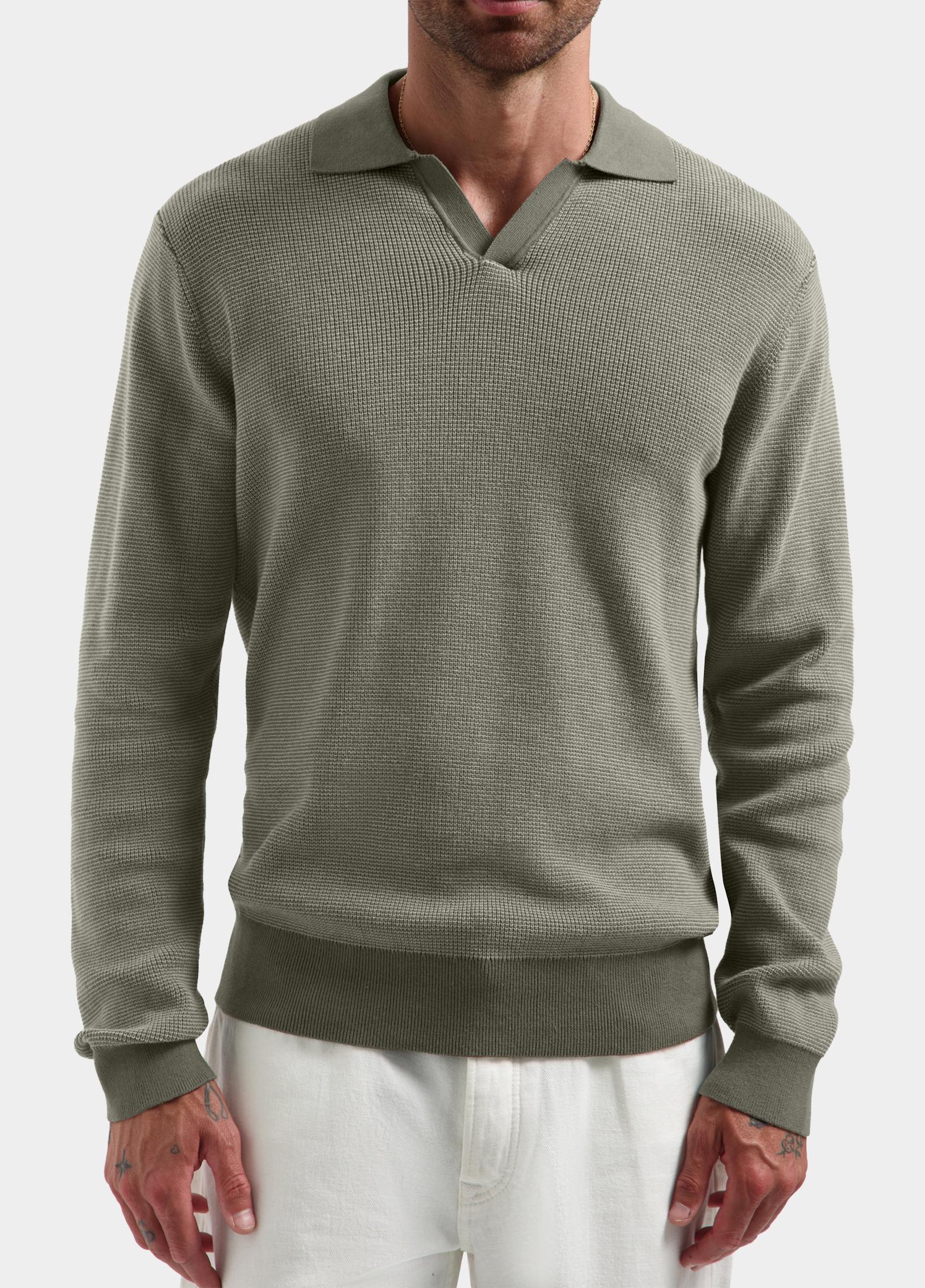 Dstrezzed Pullover heren Groen Saha Knit 406828/524