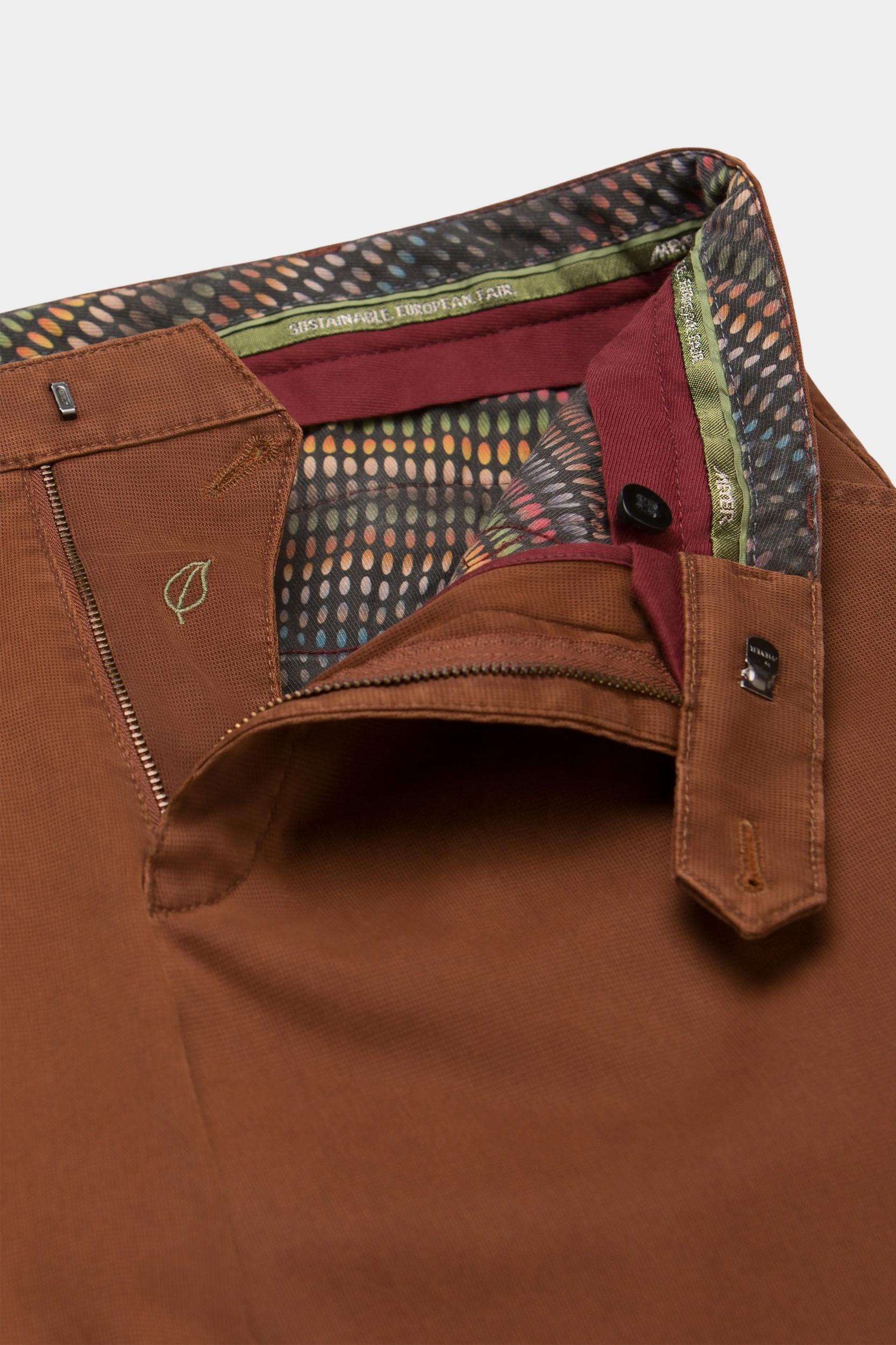 Meyer Katoenen Broek Bruin CHICAGO Art.2-5615 3322561500/48