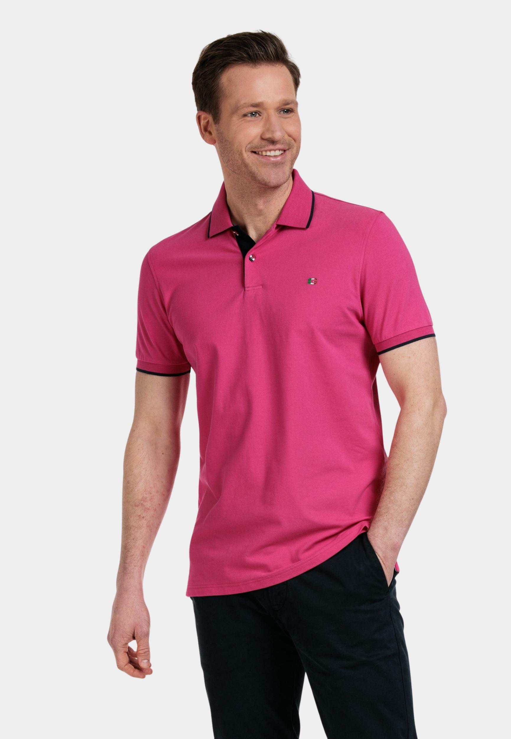 Giordano Polo korte mouw Roze Nico short sleeve signature p 516587/53