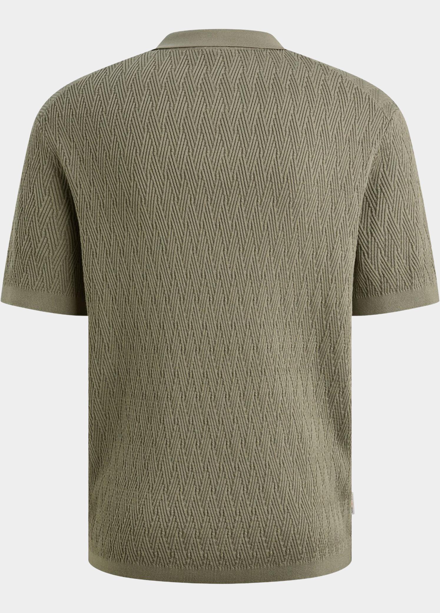 Cast Iron Polo korte mouw Bruin Short sleeve polo regular fit CPSS2606857/6148