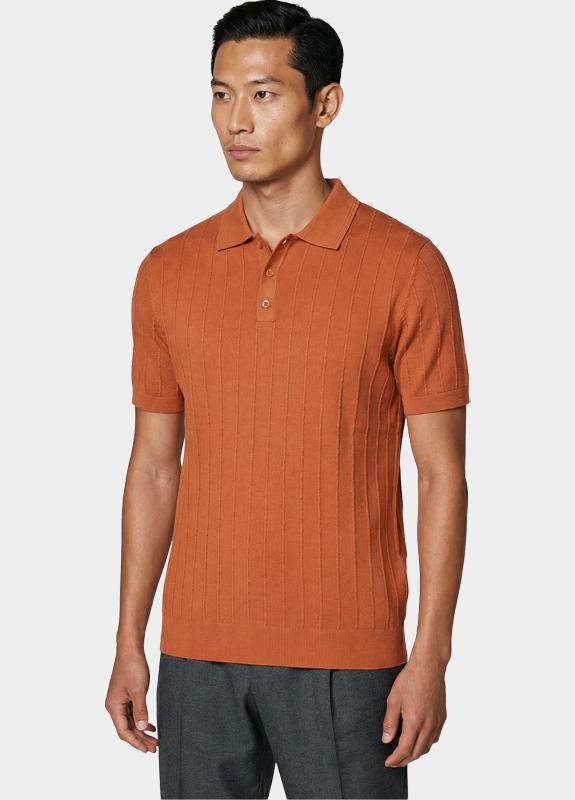 Innocente Polo heren Oranje  323/8040 Brique