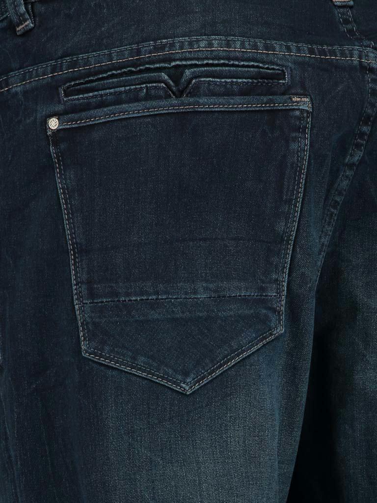 Vanguard 5-Pocket Jeans Blauw V850 Mid Four Way slim fit VTR850/MFW