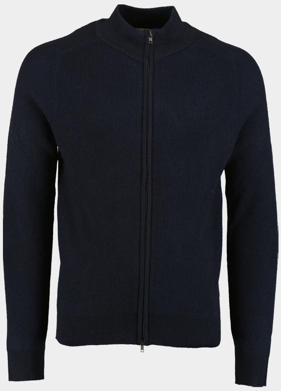 Bos Vest Blauw Grof breisel 4107225/205