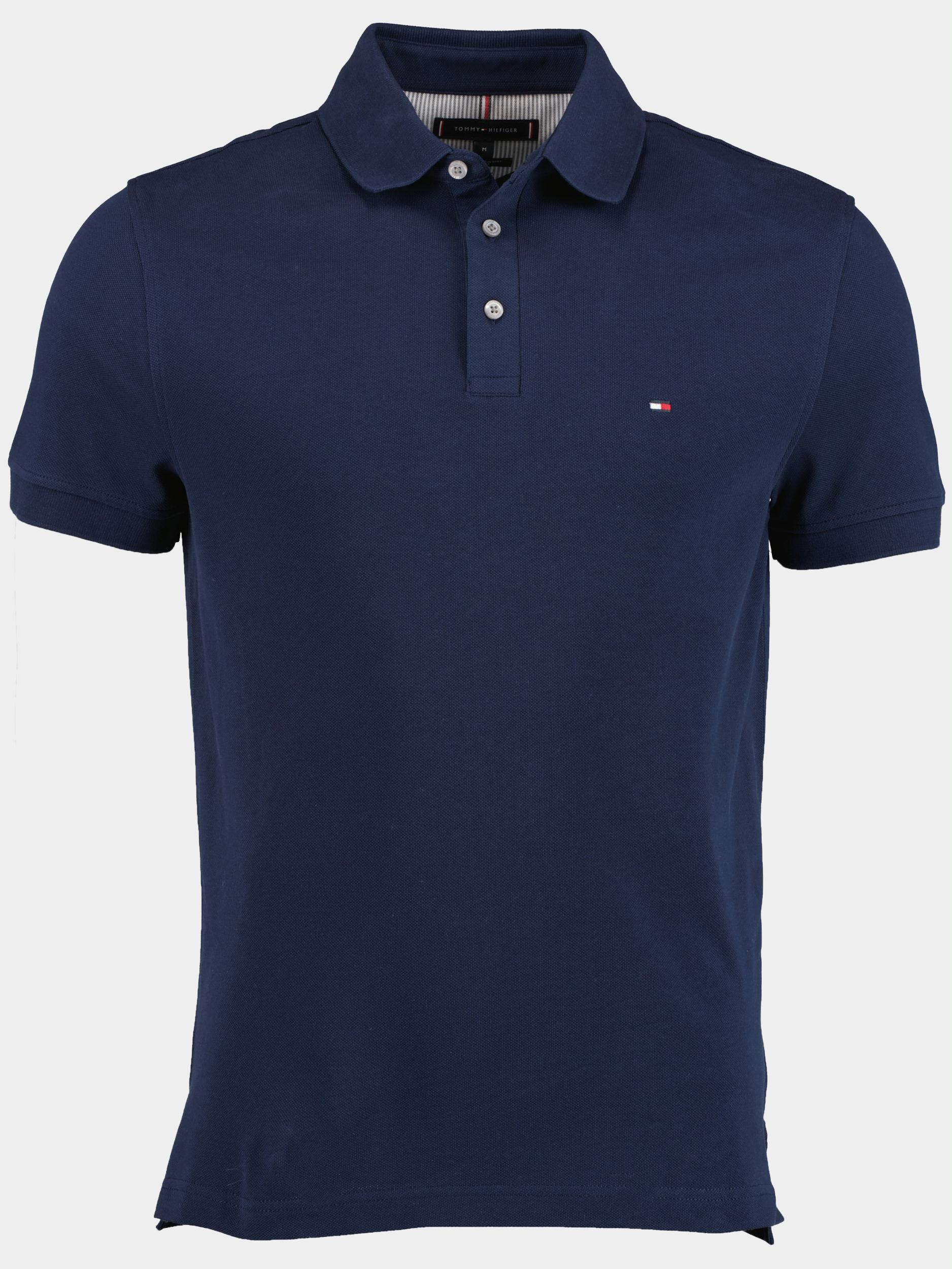 Tommy Hilfiger Polo korte mouw Blauw 1985 Slim polo MW0MW17771/DCC