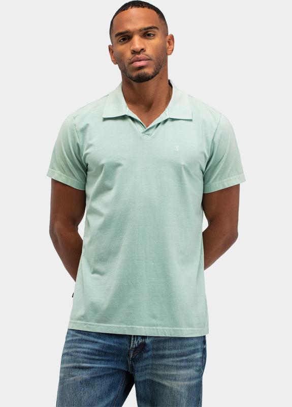 Butcher of Blue Polo korte mouw Groen Alain M2613030/118
