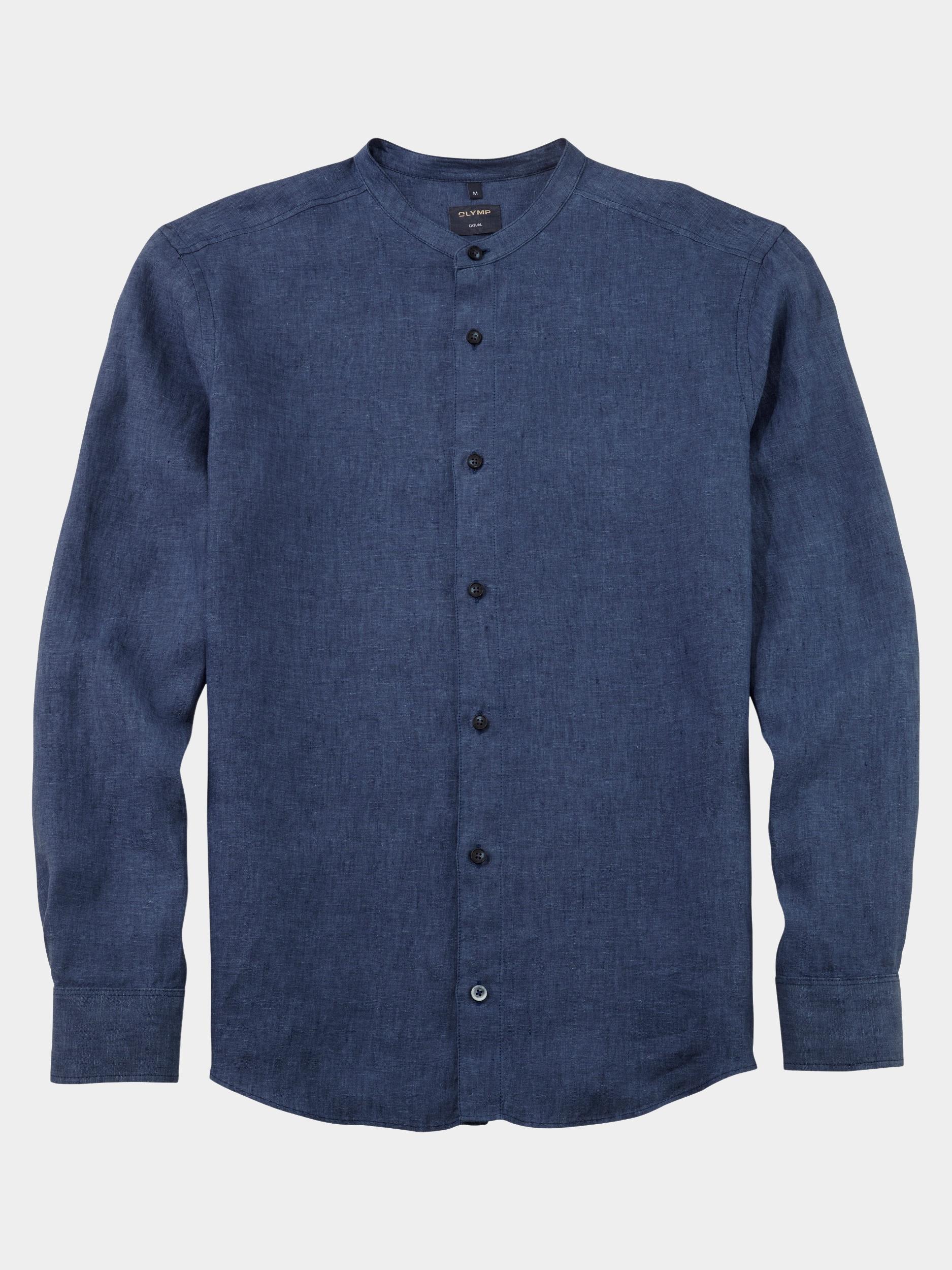 Olymp Casual hemd lange mouw Blauw Casual 407274/19