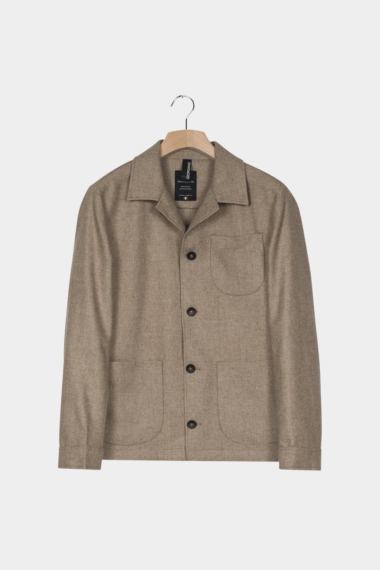 Giordano Overshirt Wit Vittorio Overshirt Luxury Woo 527501/81