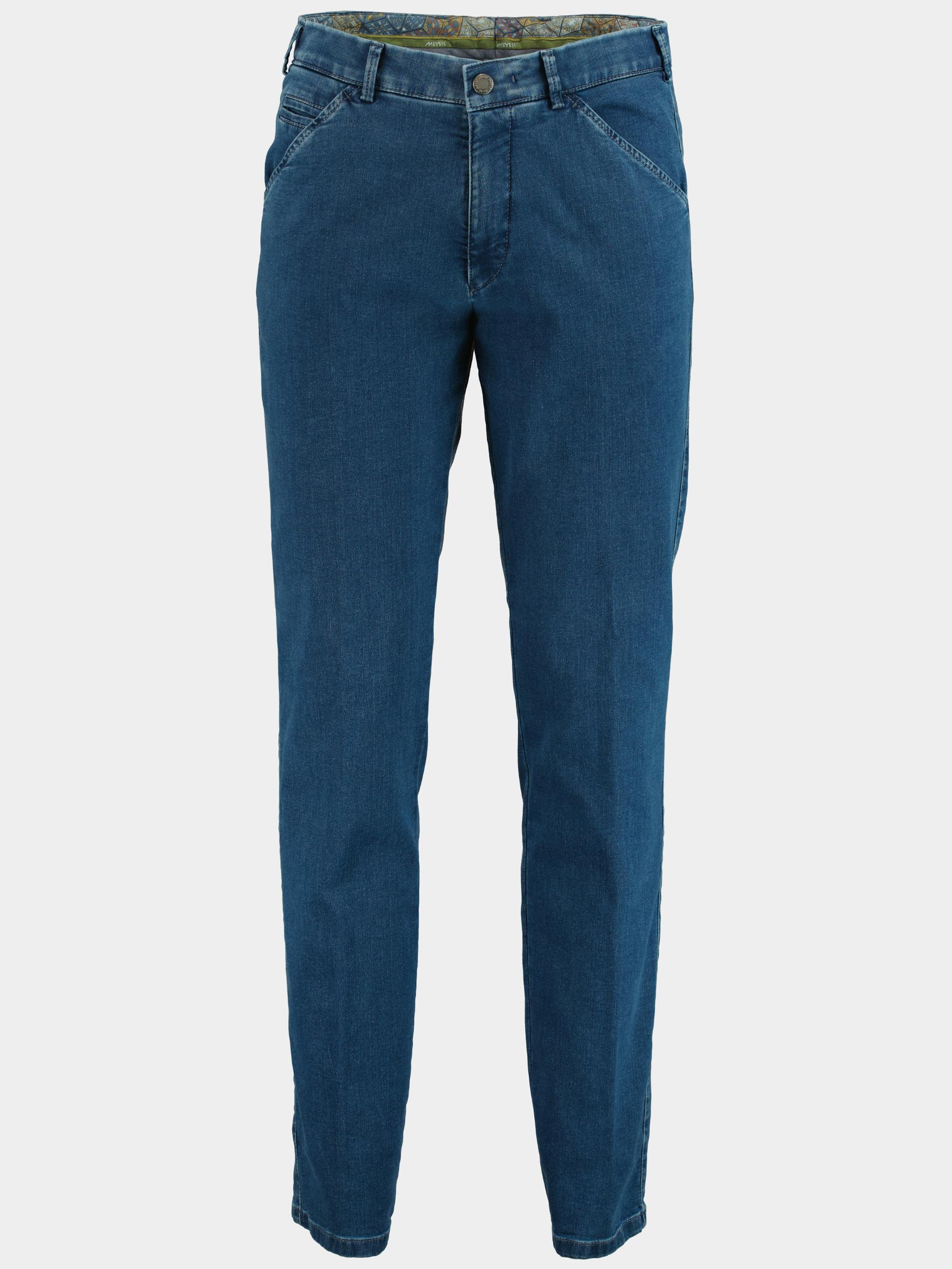 Meyer Flatfront Jeans Blauw CHICAGO Art.1-4173 3321417300/16