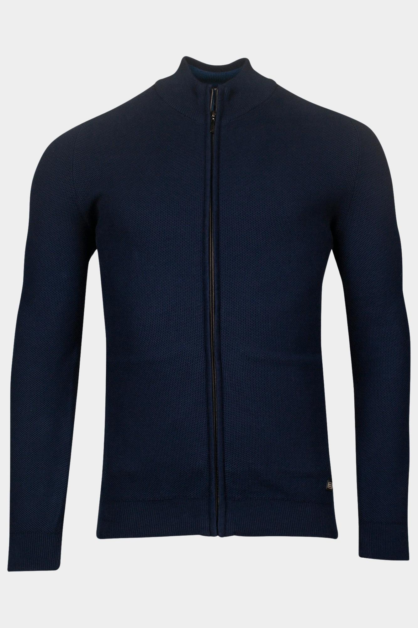 Baileys Vest Blauw Cardigan Zip  12gg, all over 512065/69