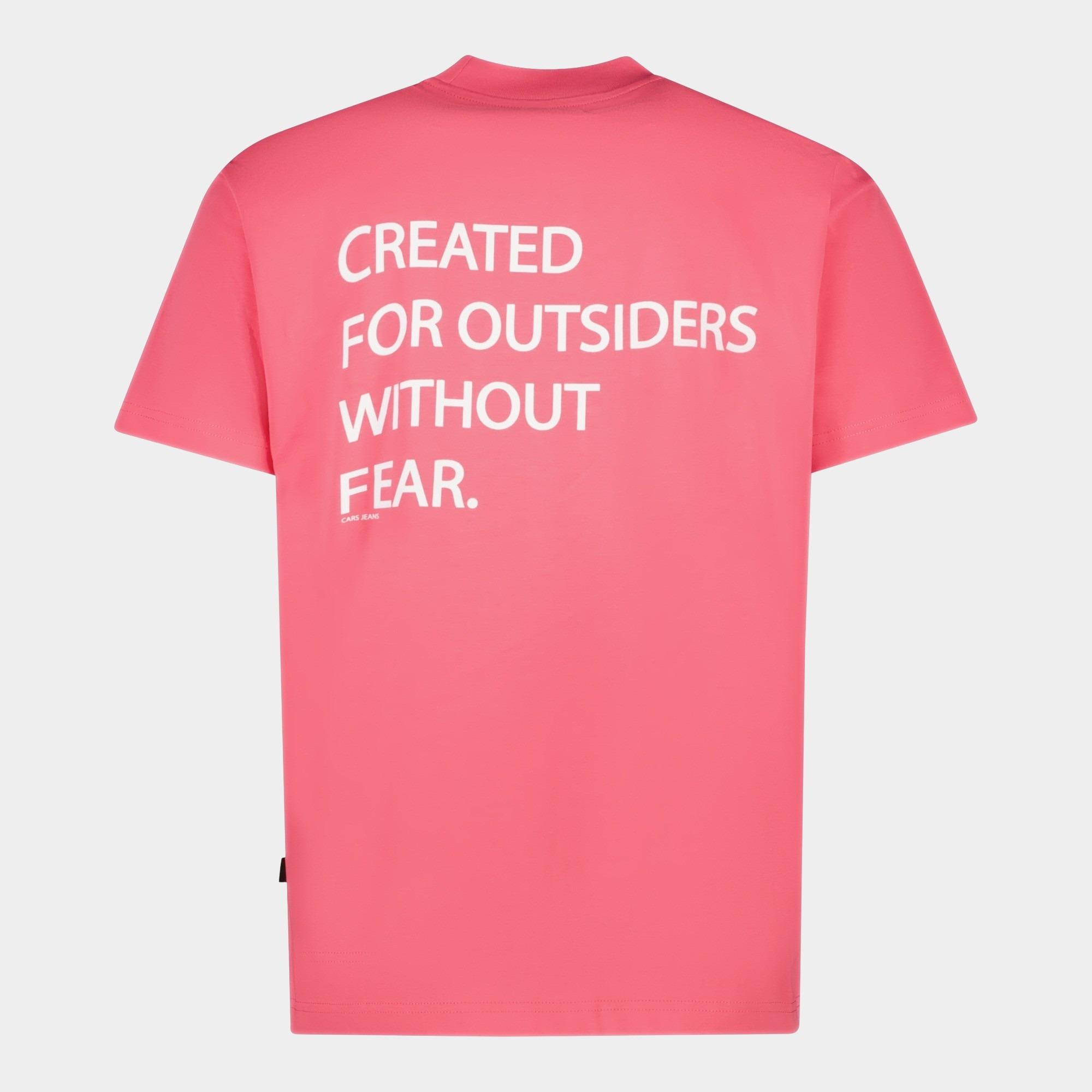 Cars Jeans T-shirt korte mouw Roze GAZJAN 62079/69