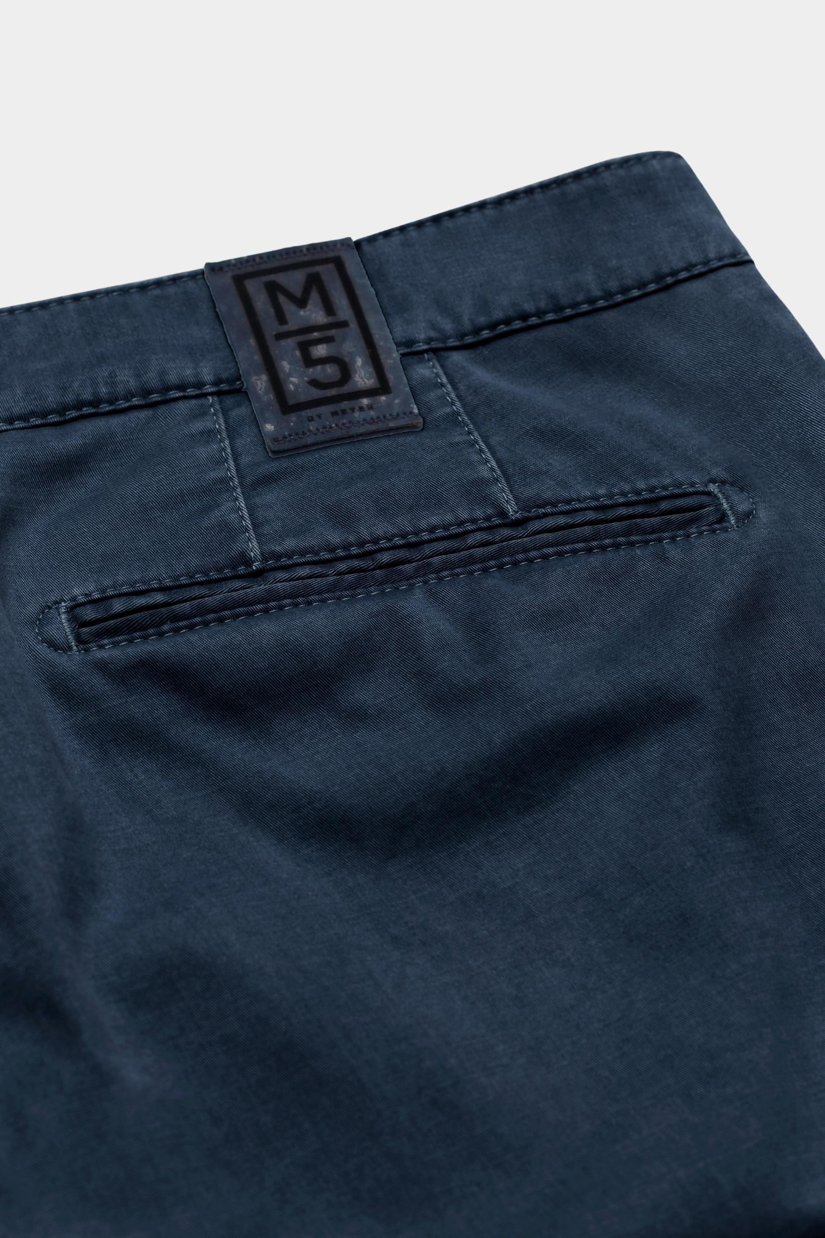 Meyer Katoenen Broek Blauw CHINO Art.9-6001 3649600100/15
