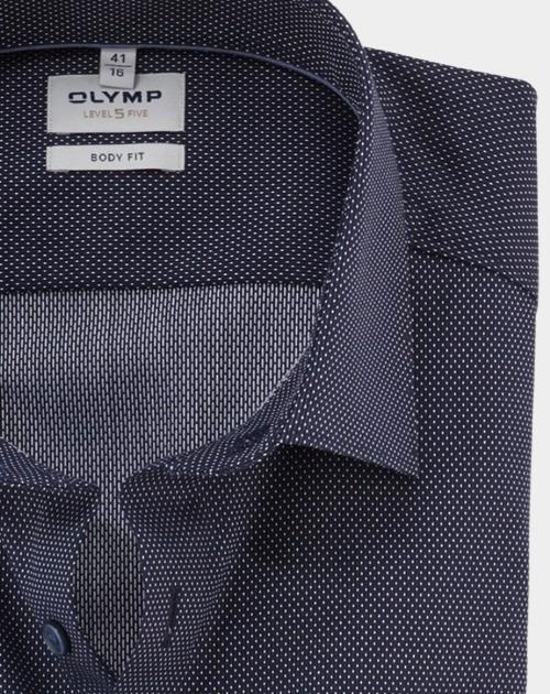 Olymp Business hemd lange mouw Blauw Level Five 210574/14