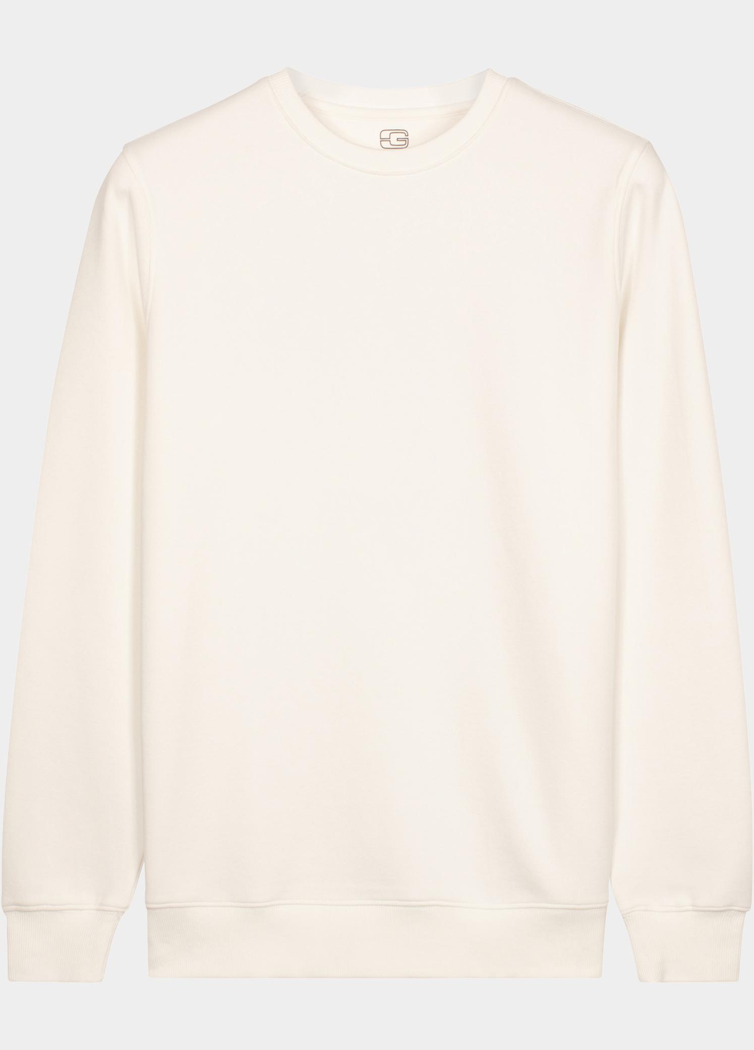 Giordano Sweater heren Wit Amaroni Crewneck Sweat Double 613803/10