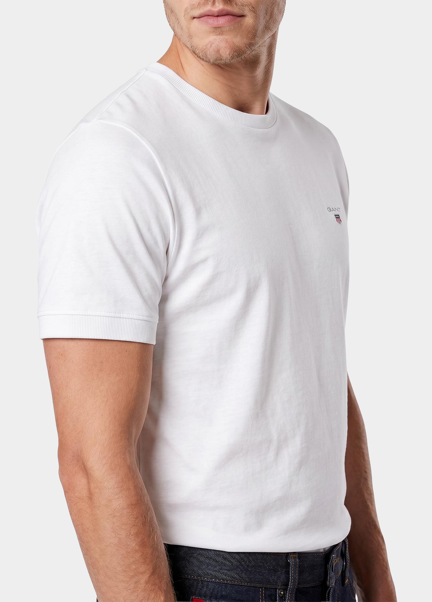 Gant T-shirt heren Wit PRINTED ARCHIVE SHIELD TSHIRT 2004080/110