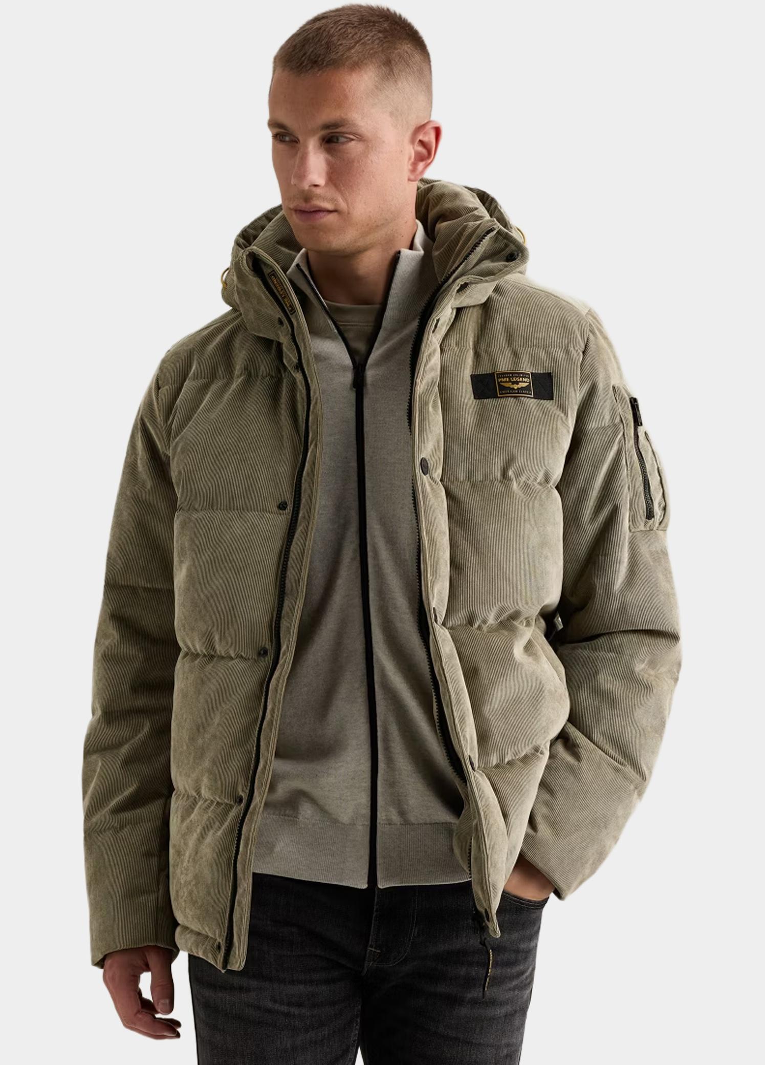 PME Legend Winterjas heren Groen Semi long jacket GOBBLER Clea PJA2609122/6485