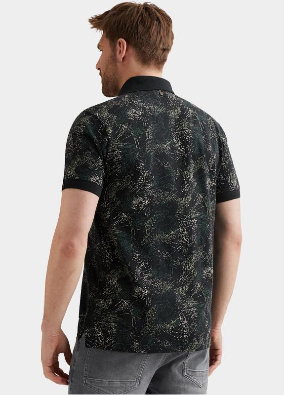 PME Legend Polo korte mouw Blauw Short sleeve polo slub jersey PPSS2604858/5282