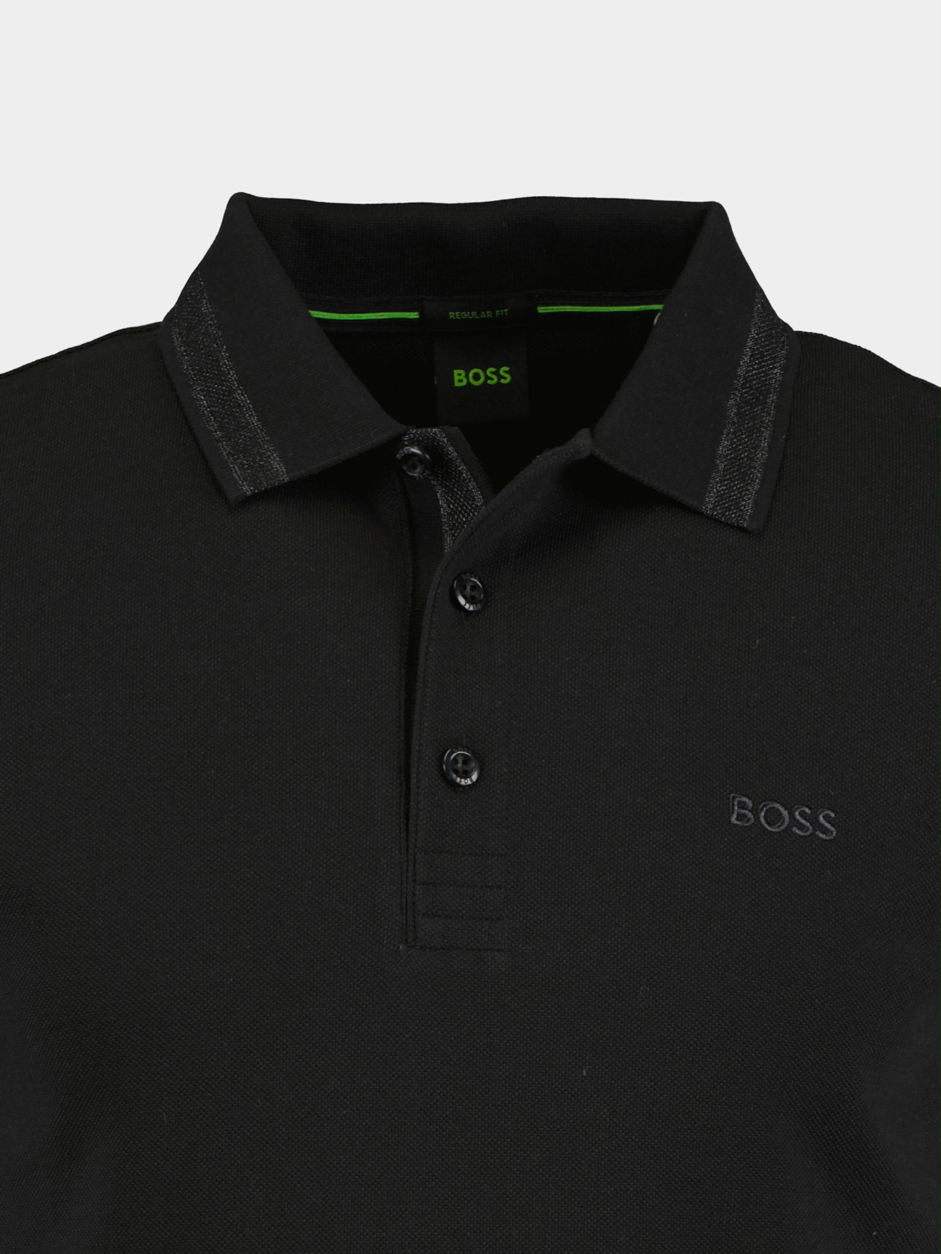 BOSS Green Polo korte mouw Zwart Paddy 10241663 01 50468983/008