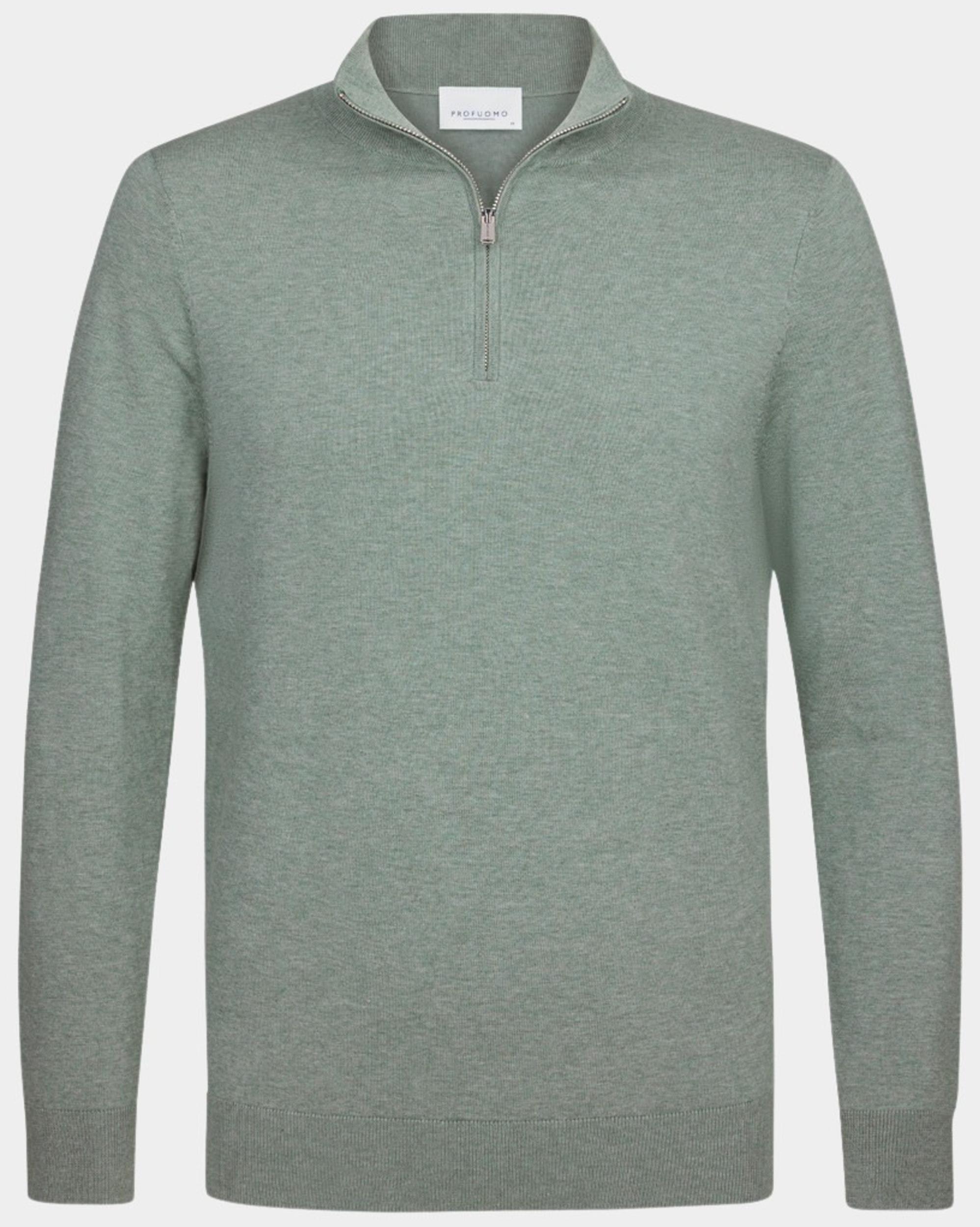 Profuomo Half Zip Groen  PPWJ10007/E