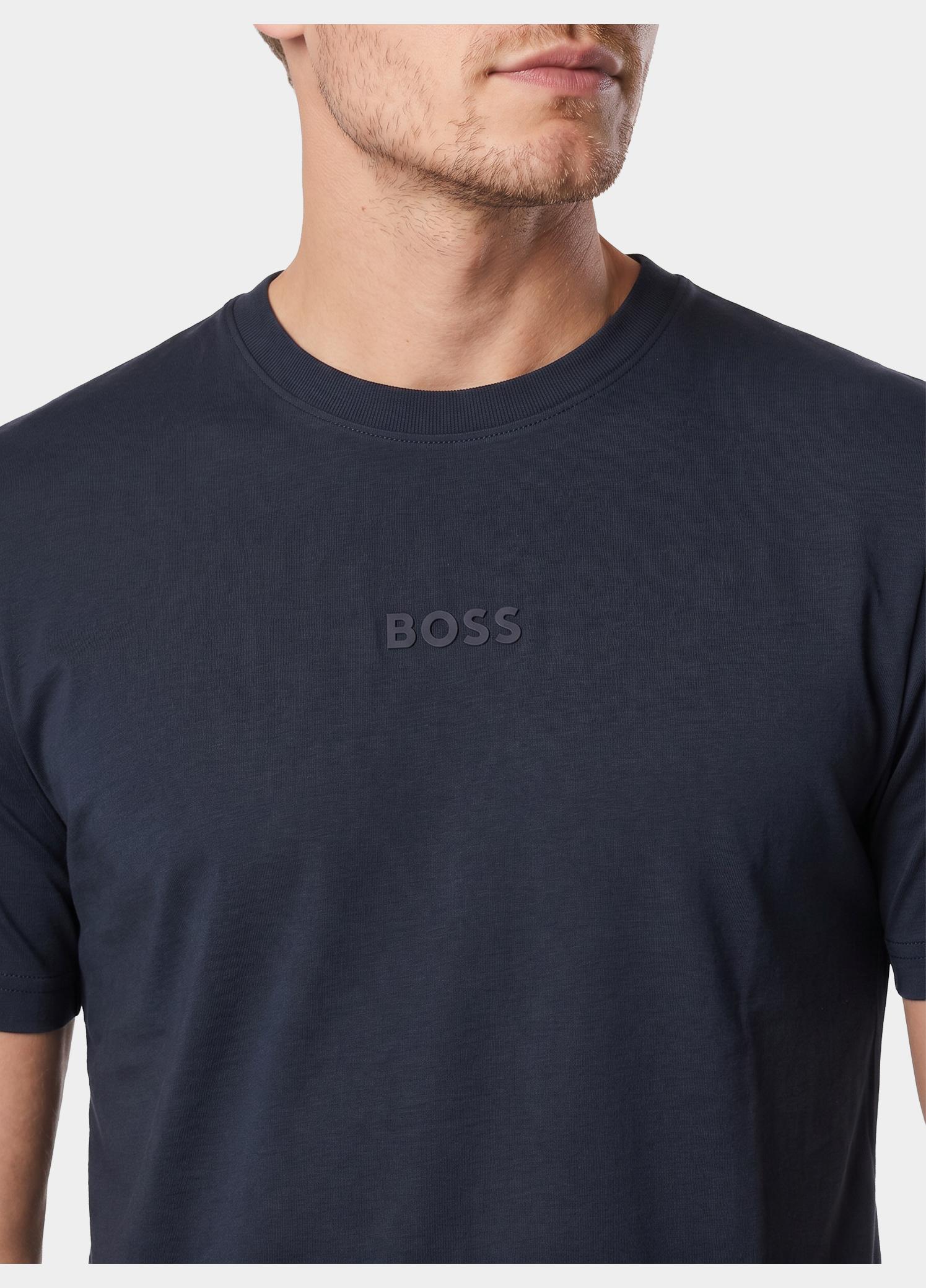 BOSS Green T-shirt heren Blauw Tee 10 10262150 01 50519368/404