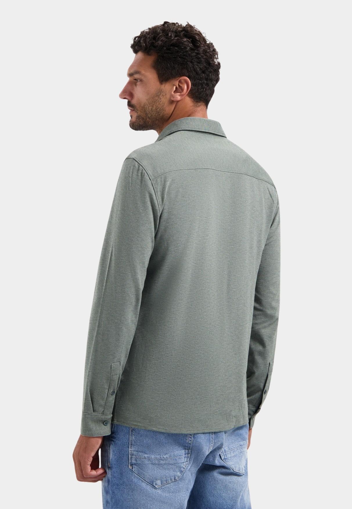 No Excess Casual hemd lange mouw Groen  N4180/124