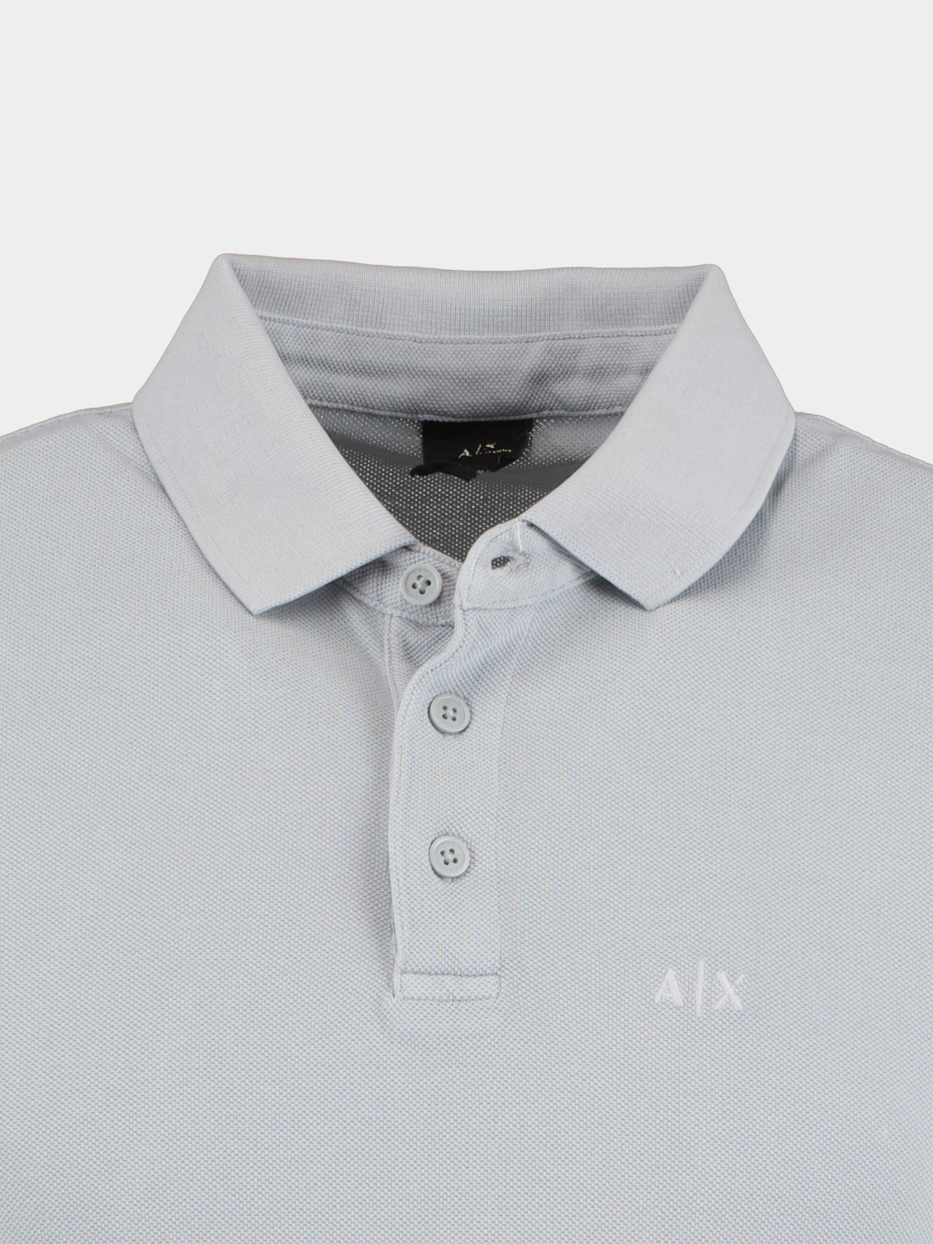 Armani Exchange Polo korte mouw Grijs  3DZFAB.ZJXUZ/1947