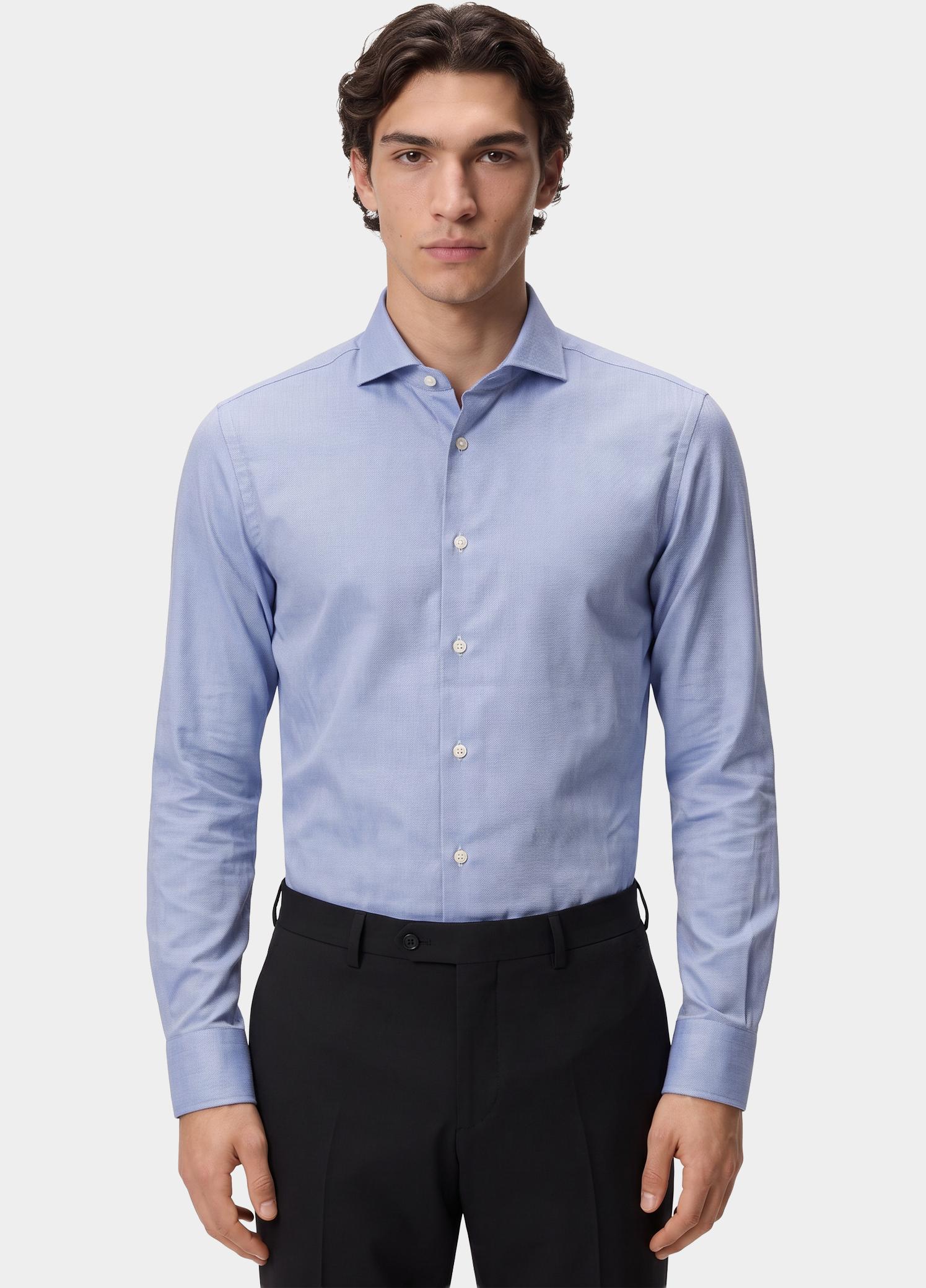 Profuomo Zakelijk overhemd heren Blauw  PPXH30016/D