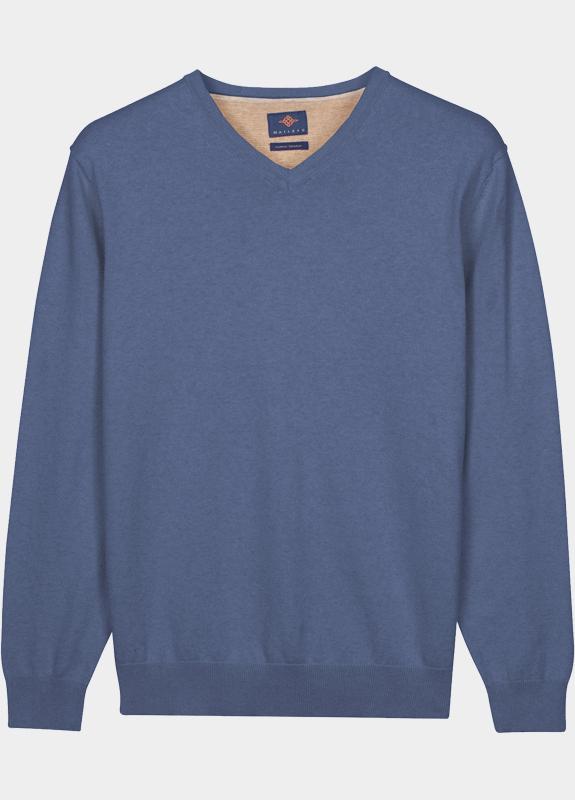 Baileys Pullover heren Blauw V-Neck Pullover with low powe 618100/645