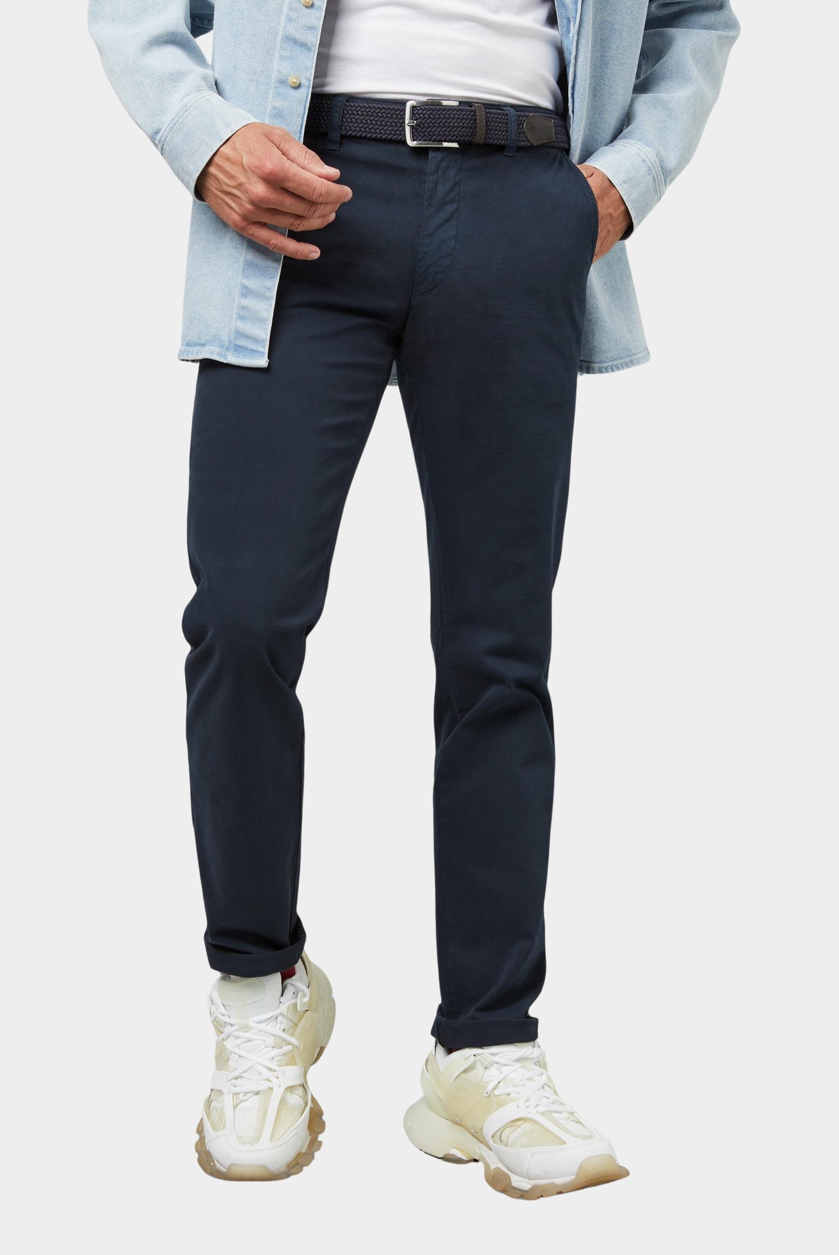 Meyer Katoenen Broek Blauw M|5 CHINO Art.9-6001 3649600100/19