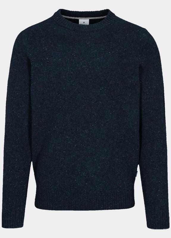 Basefield Pullover Blauw Rundhals Pullover 219018514/654