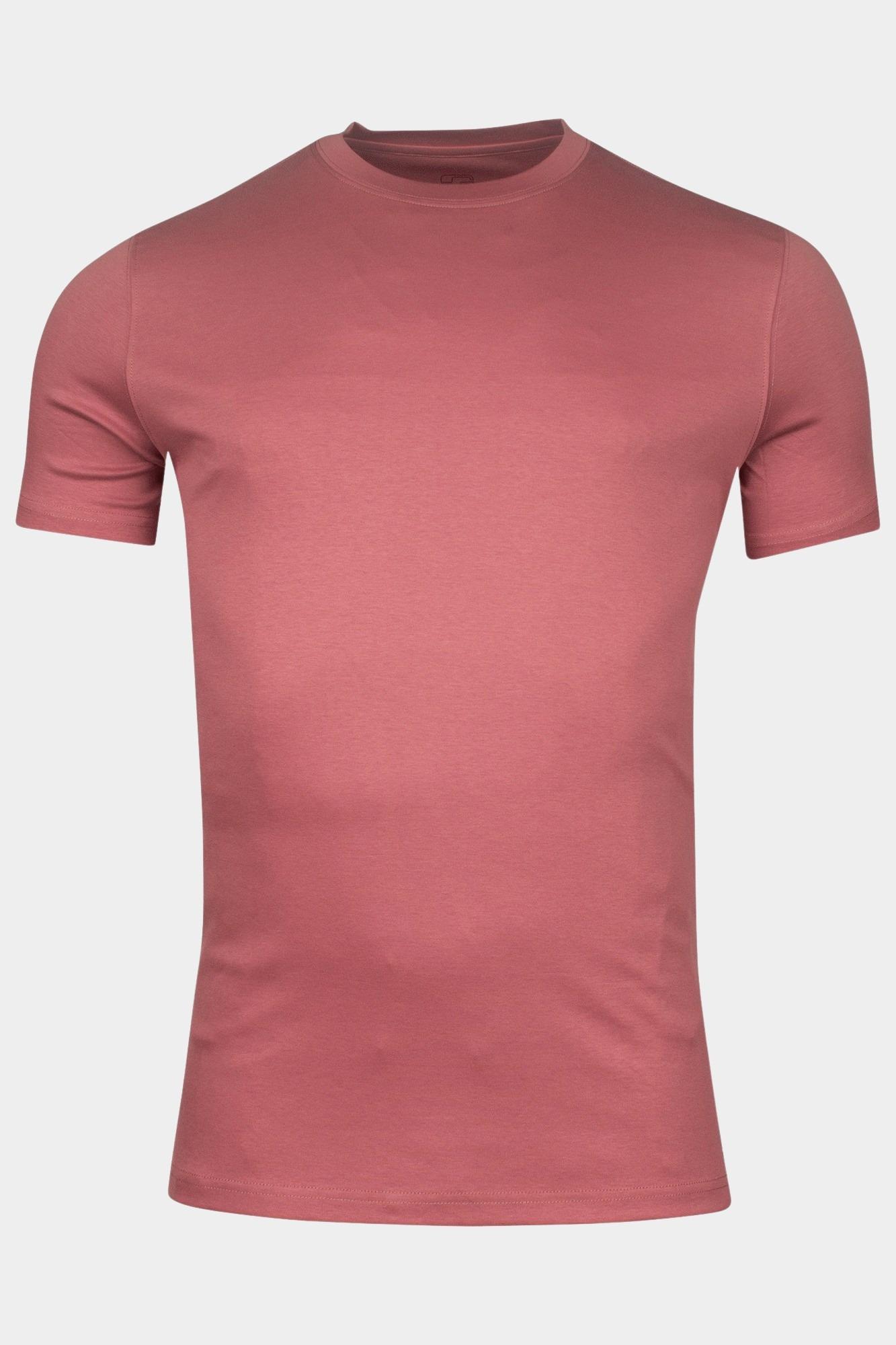 Giordano T-shirt korte mouw Paars Luca short sleeve tee Liquid 515078/40