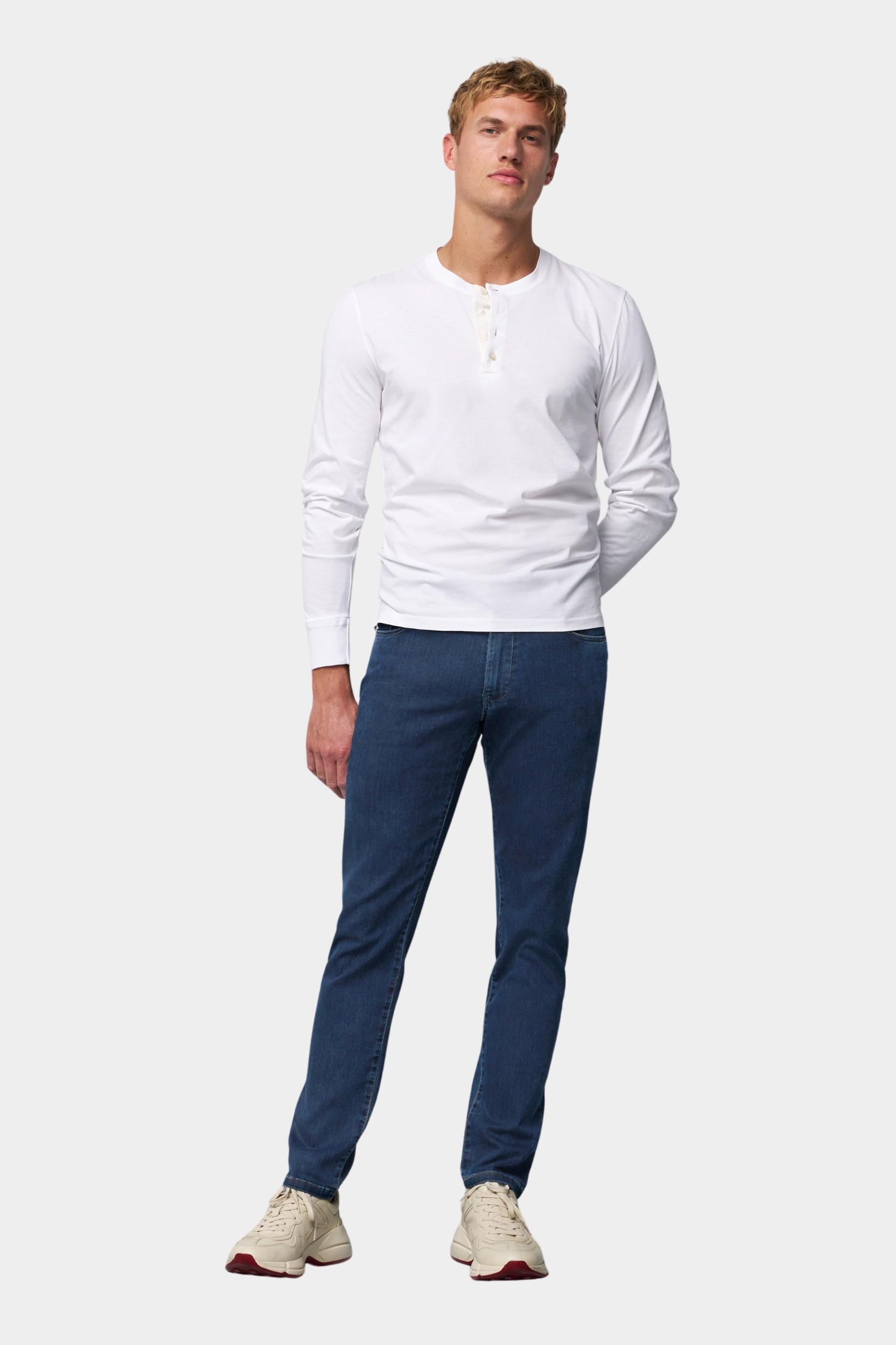 Meyer Flatfront Jeans Blauw SLIM Art.1-6283 3611628300/19