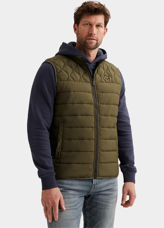 PME Legend Bodywarmer heren Groen Bodywarmer YETLINER - Shader PBW2602100/6415