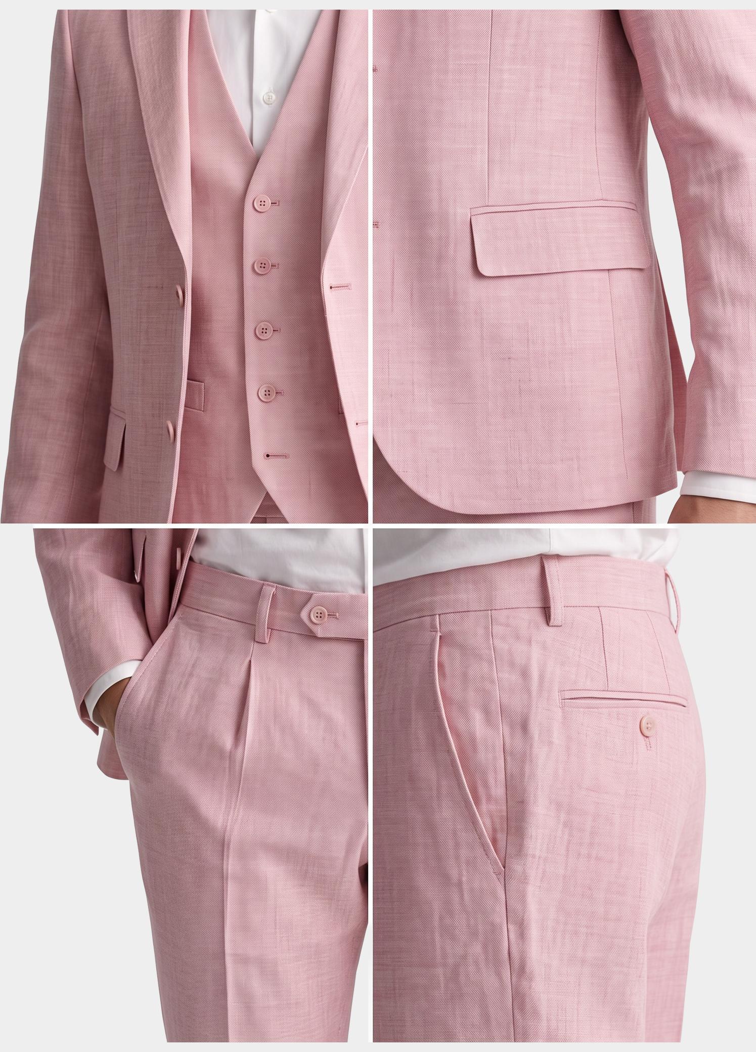 Ziltt Pak Roze 3-Delig Slim Fit 1002/Coral