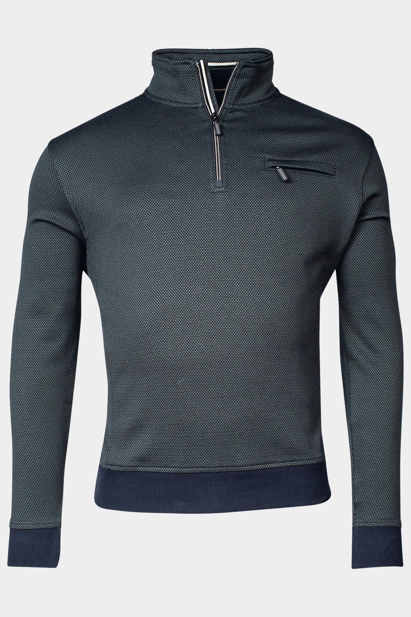 Baileys Half Zip Groen Sweatshirt 1/2 Zip  2-tone Ja 323188/79