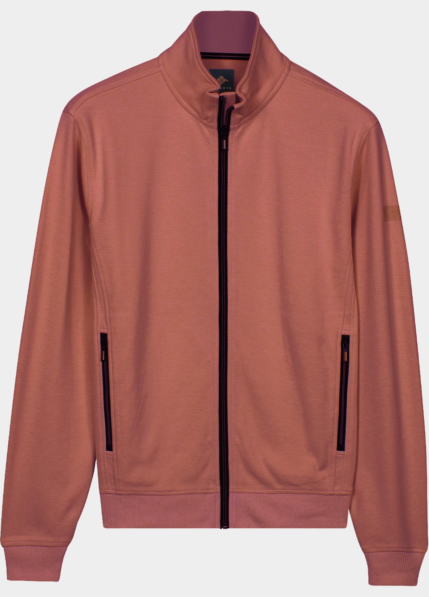 Baileys sweatvest heren Oranje Sweat Cardigan Zip  2-tone 612246/34