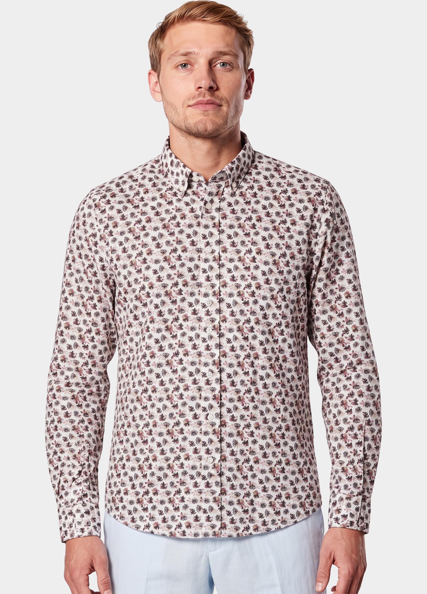 R.B. Boston Overhemd heren Multi Franklin 627670/316