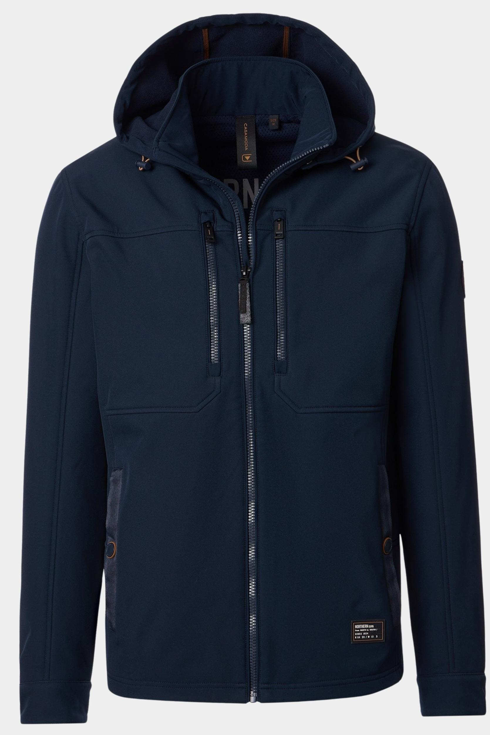 Casamoda Softshell Blauw Softshell Jacke 554474900/108