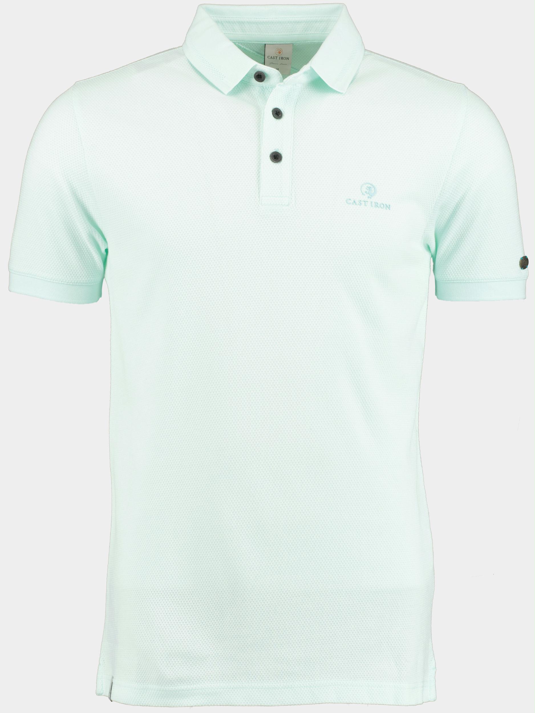 Cast Iron Polo korte mouw Groen Short sleeve polo cotton popc CPSS2304874/6008