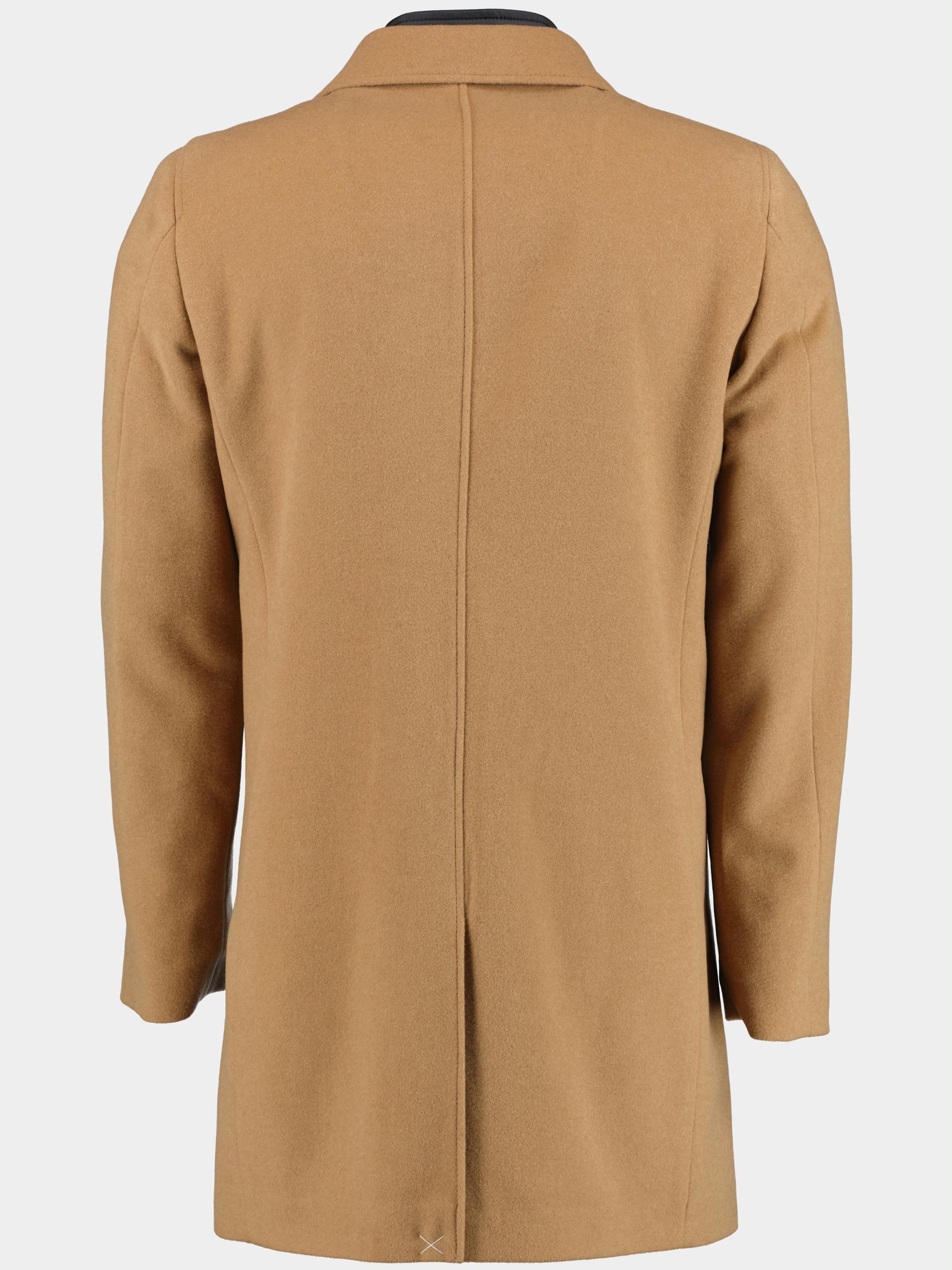 Mario Fiorenzo Wollen Jas Beige Wollen jas HansNY 9084/1