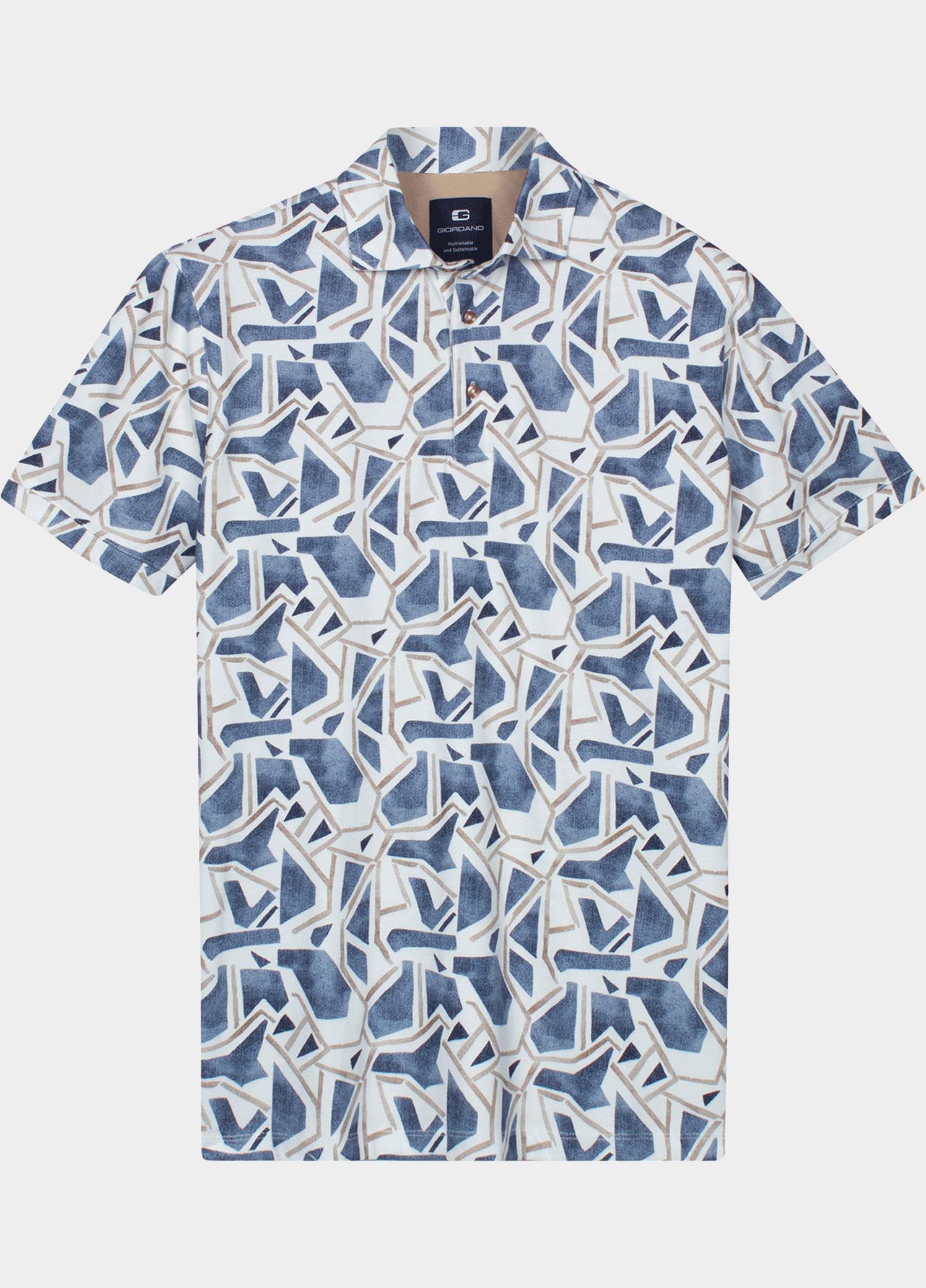 Giordano Polo heren Blauw Formentini Short Sleeve Polo 616556/60