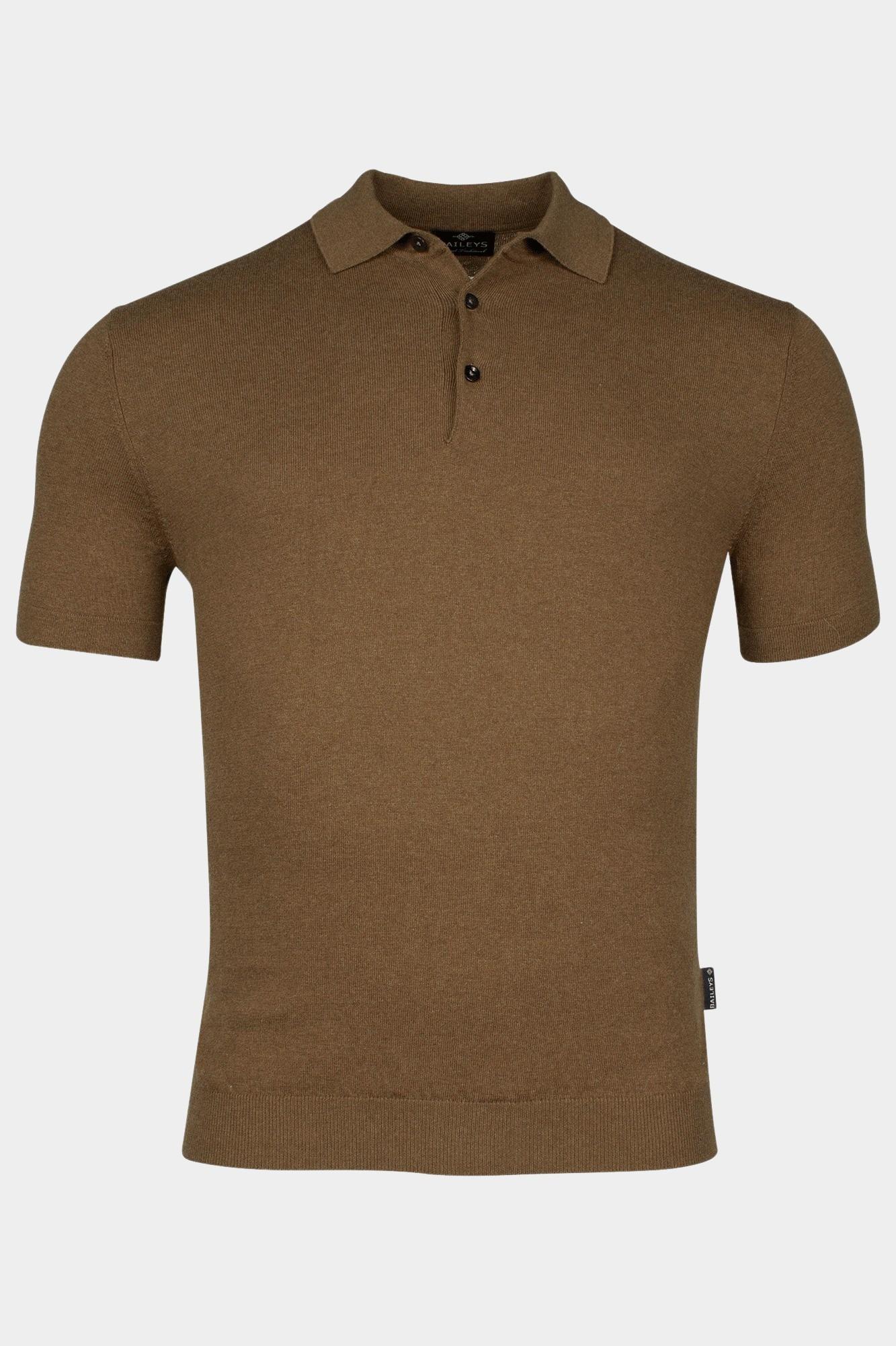 Baileys Polo korte mouw Bruin Polo knitted Pullover - SS 14 515788/885