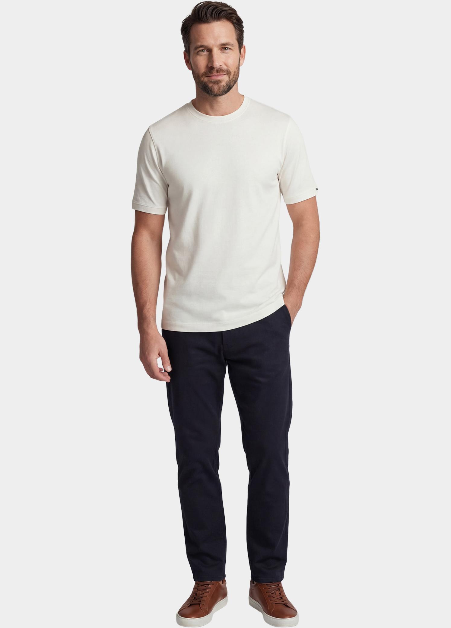 Baileys T-shirt heren Beige T-Shirt crew neck   2-tone 615077/11