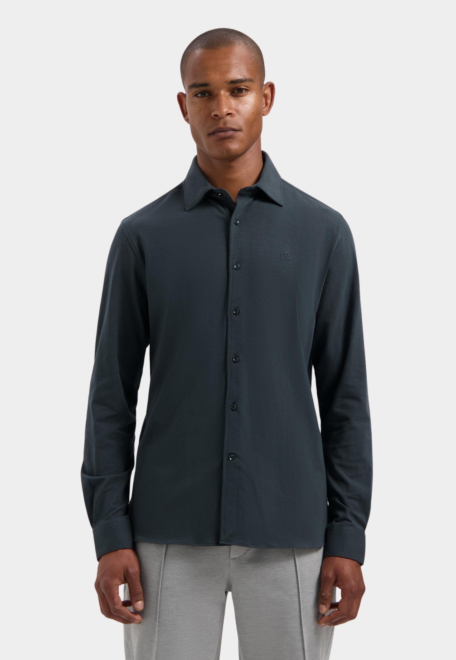 Dstrezzed Casual hemd lange mouw Groen DS_Bo Shirt 303702-AW25/562