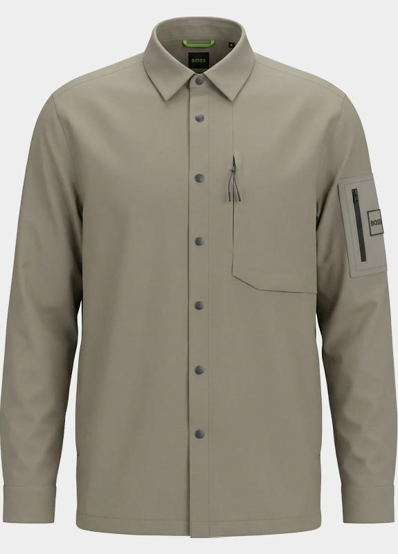 BOSS Green Casual hemd lange mouw Groen ST_Globe Hexa L 10261704 01 50559582/334